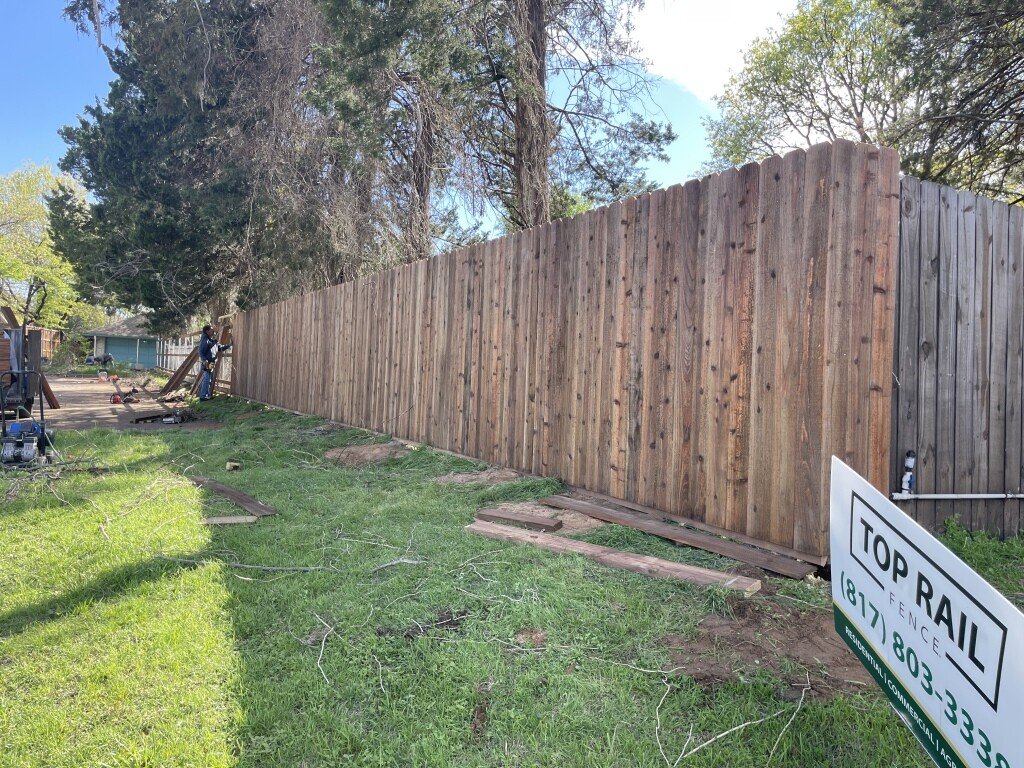 Top Rail Fence Fort Worth Image