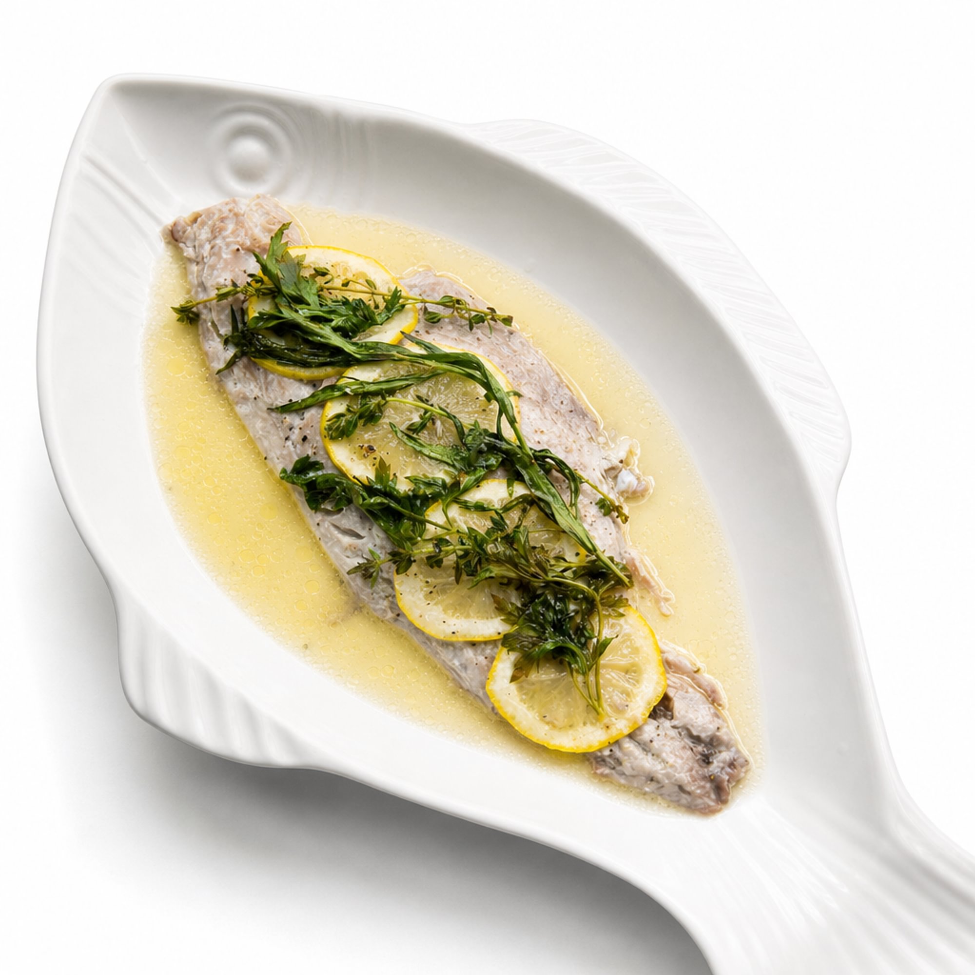 Broiled Filet of Bluefish