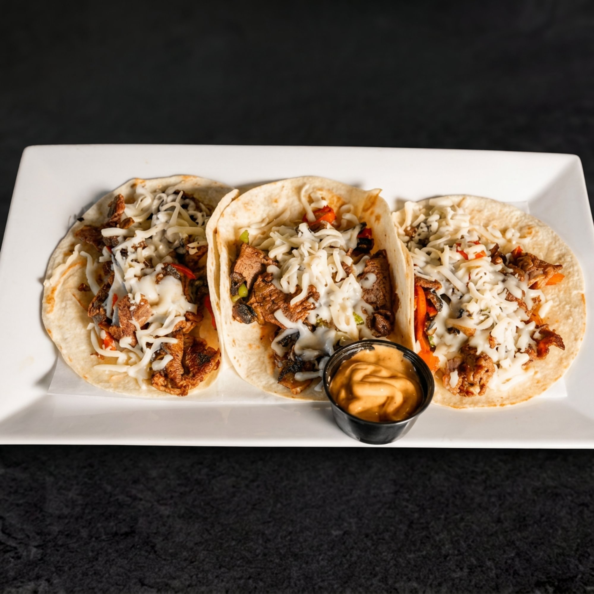 Philly Cheesesteak Tacos