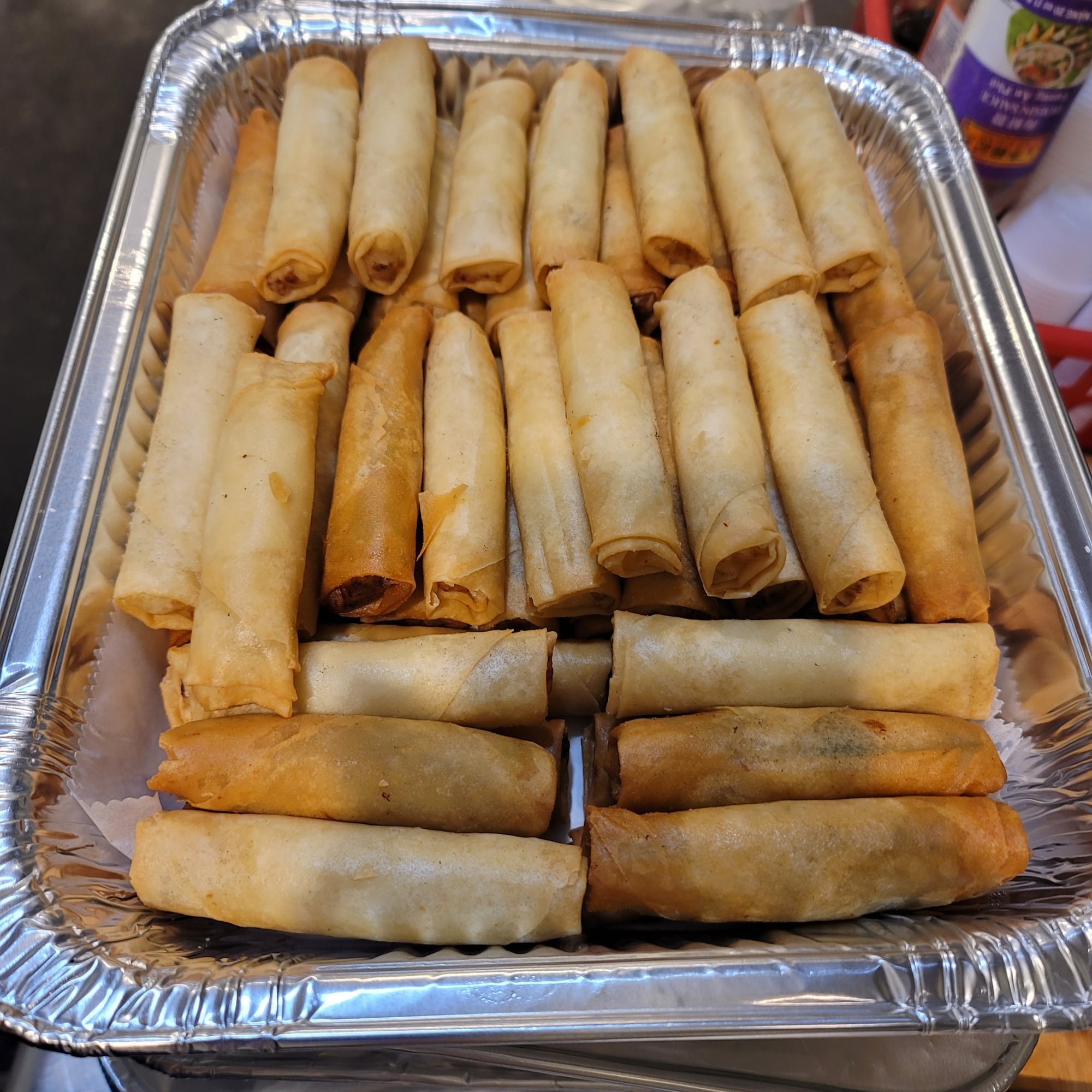 KRAB CHEESE ROLLS HALF PAN