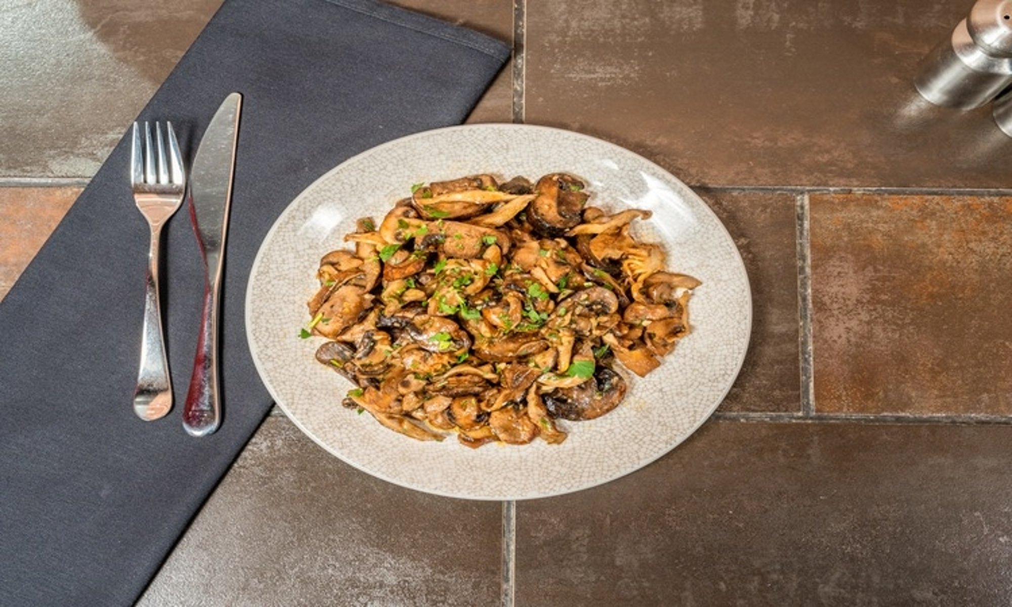 Sauteed Garlic Wild Mushrooms