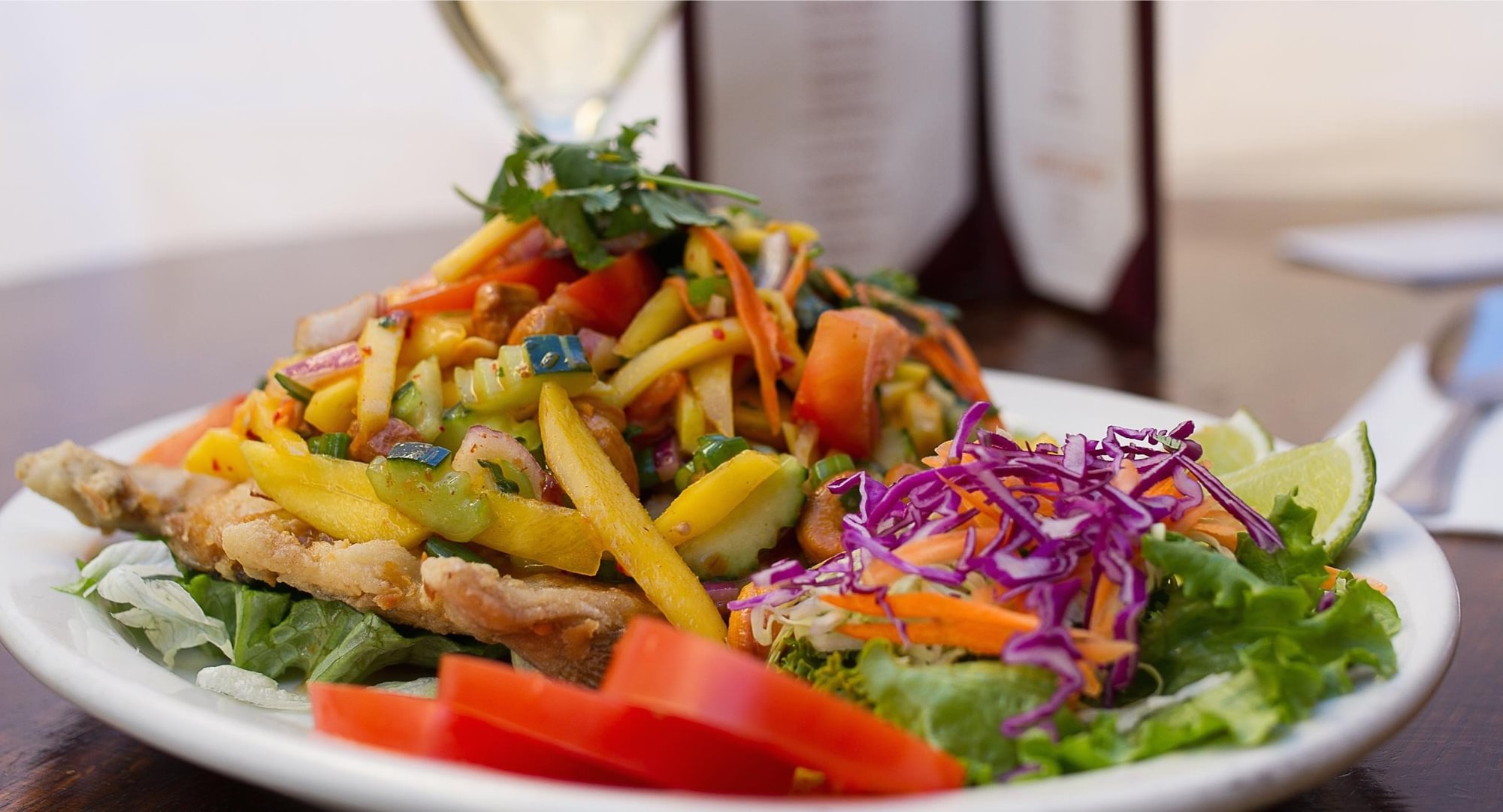 Mango Trout Salad
