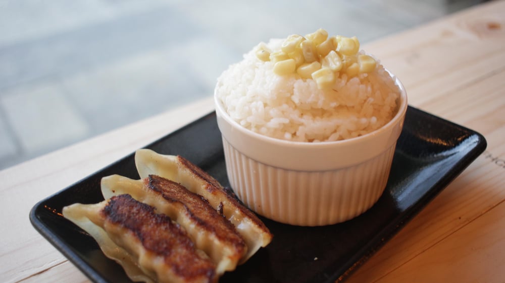 Kids Gyoza and Rice