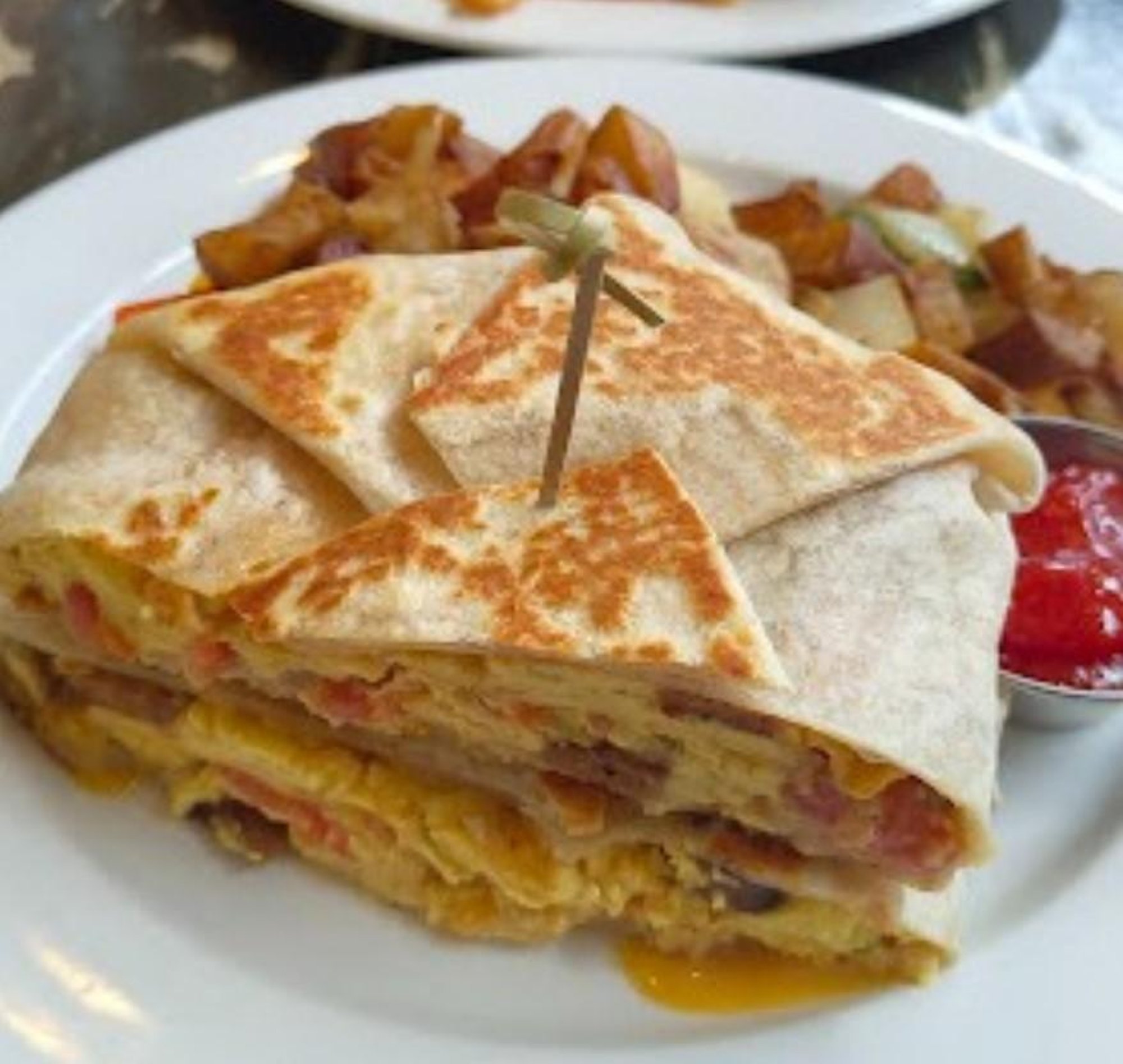 plant based Good Morning Crunch Wrap