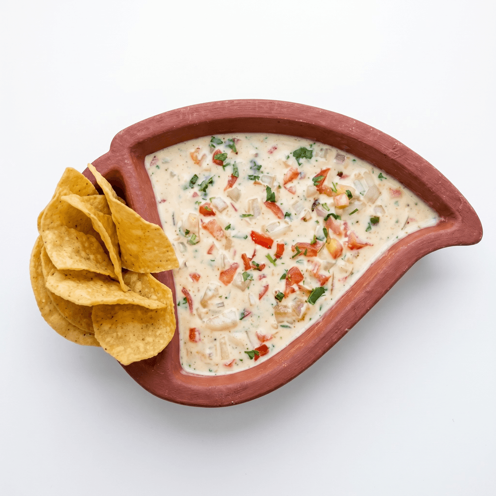 Chile Con Queso Y Camarón