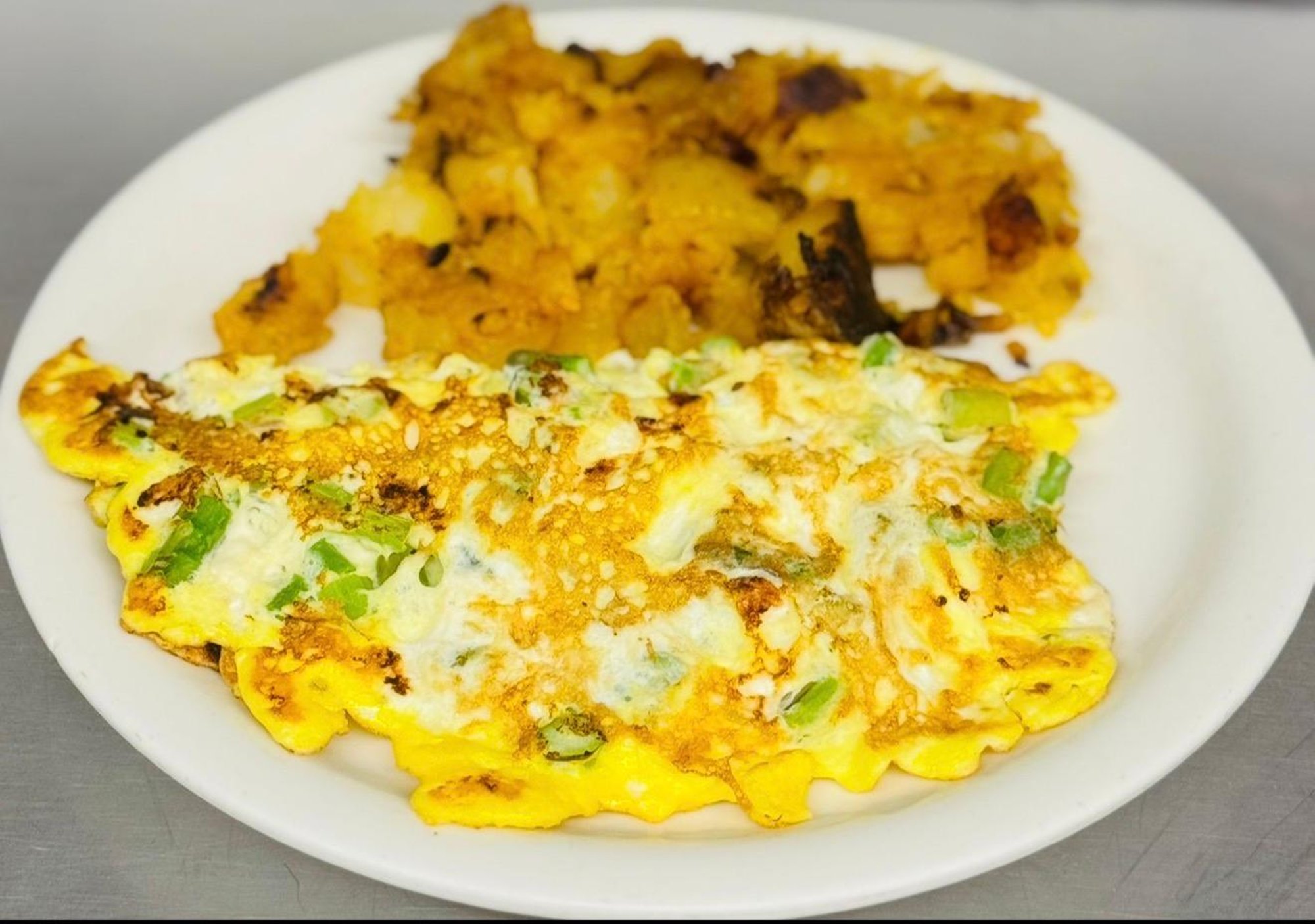 Asparagus Feta Omelet