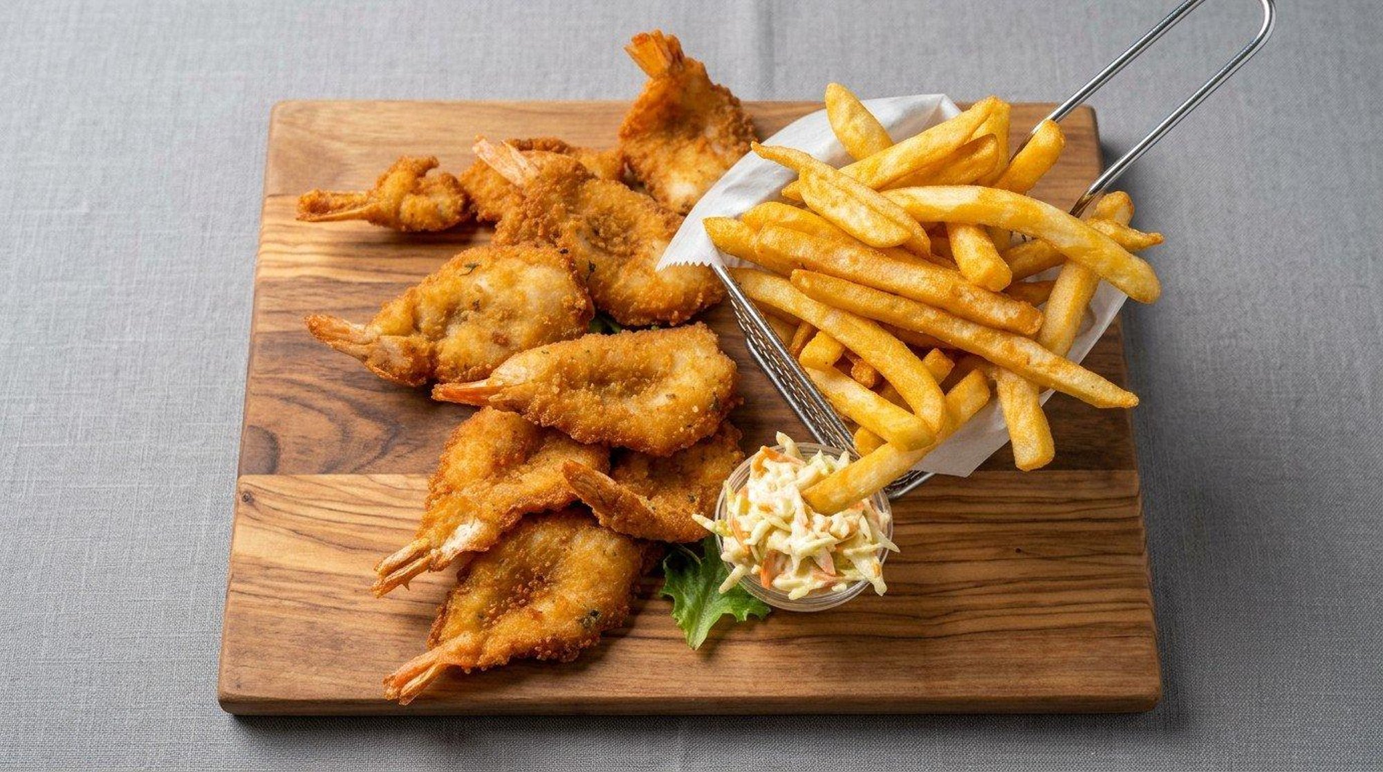 Fried Shrimp Basket App