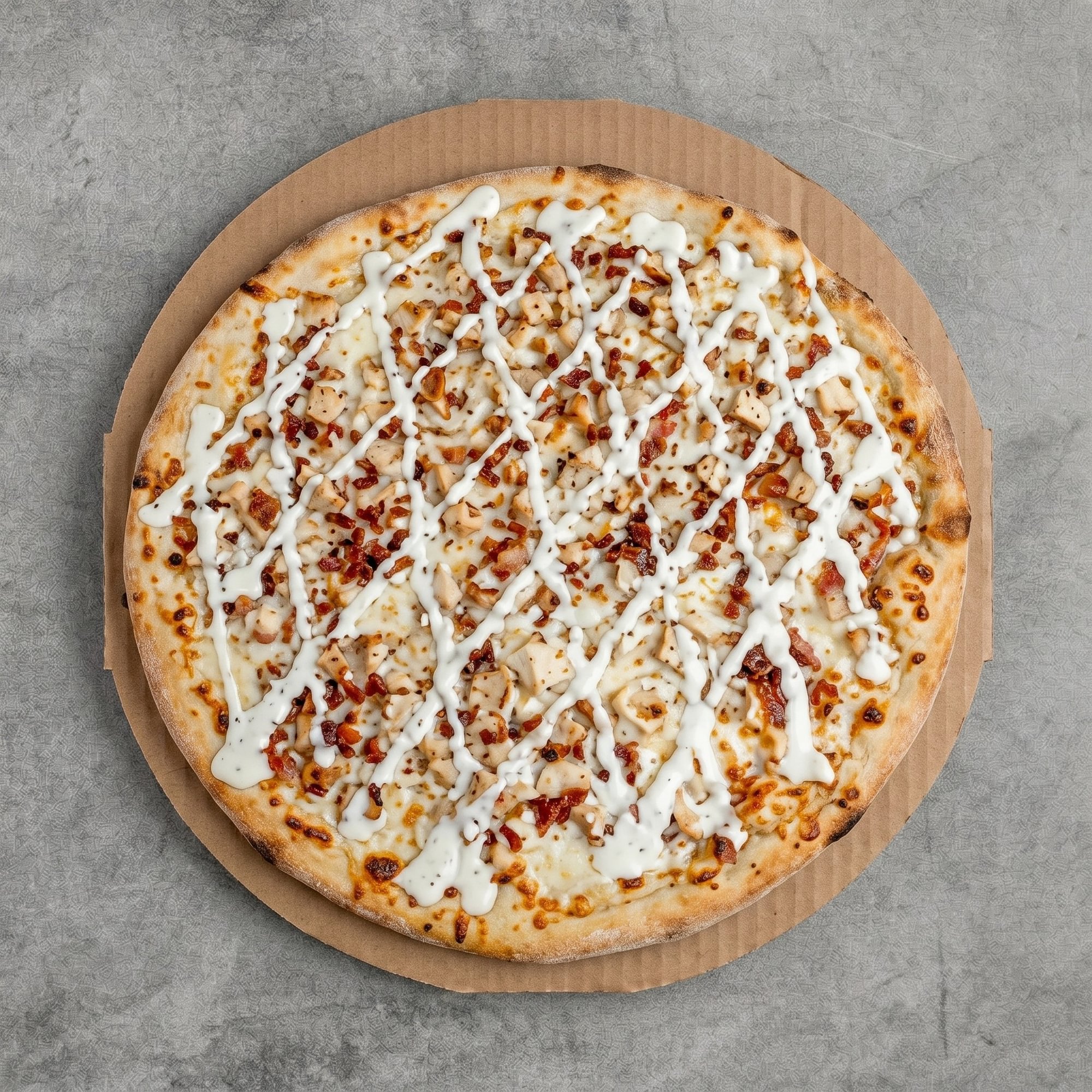 Chicken Bacon Ranch Pizza