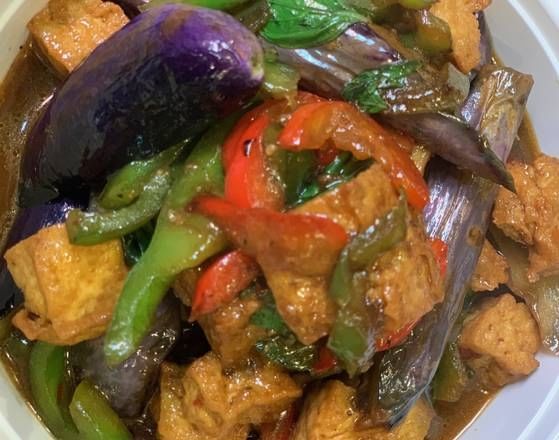 L Tofu Eggplant with Basil