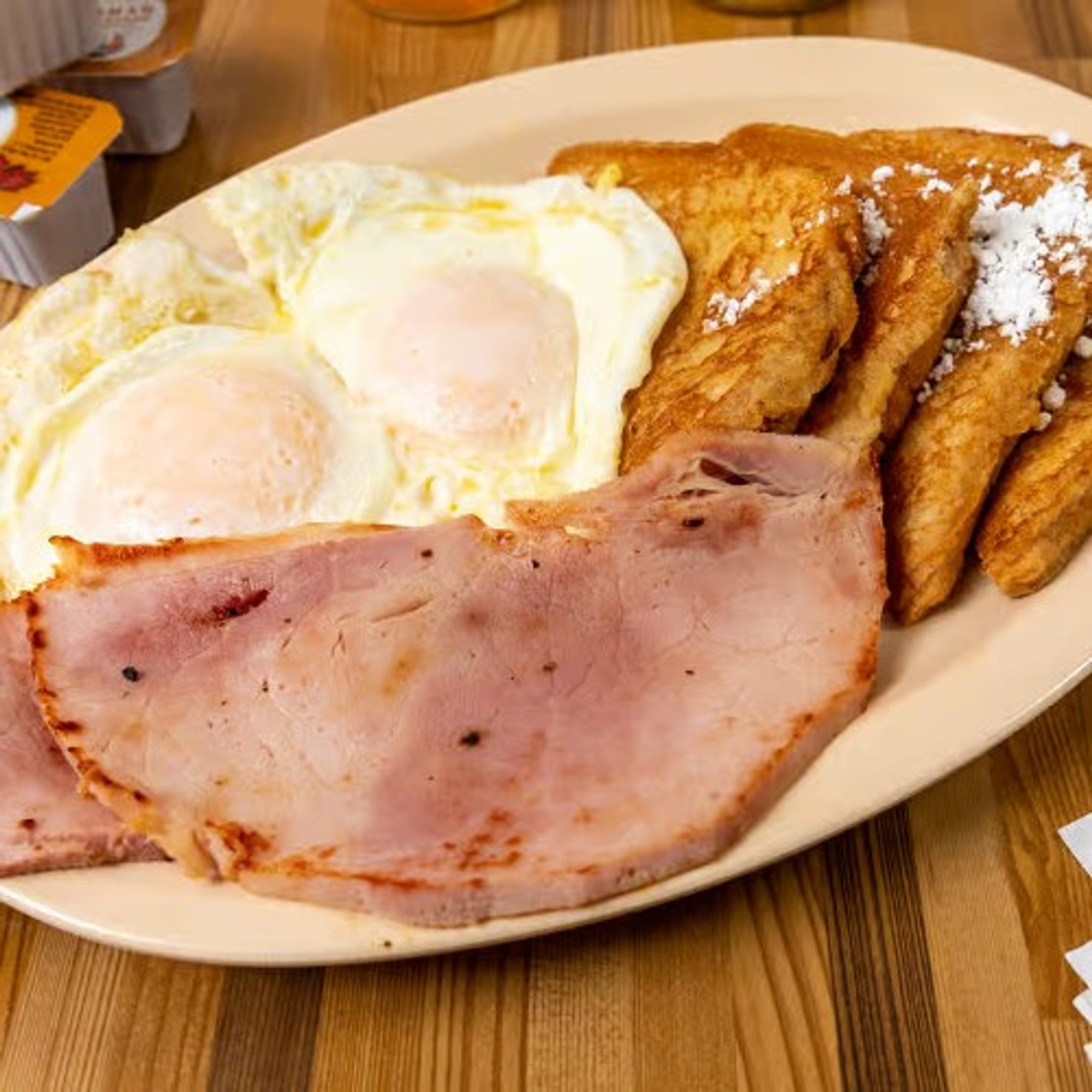 2Eggs Any Style With Ham Off The Bone