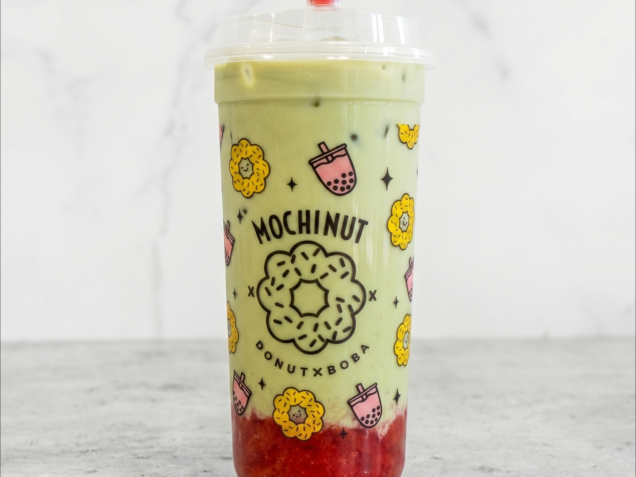 Matcha Strawberry Milk