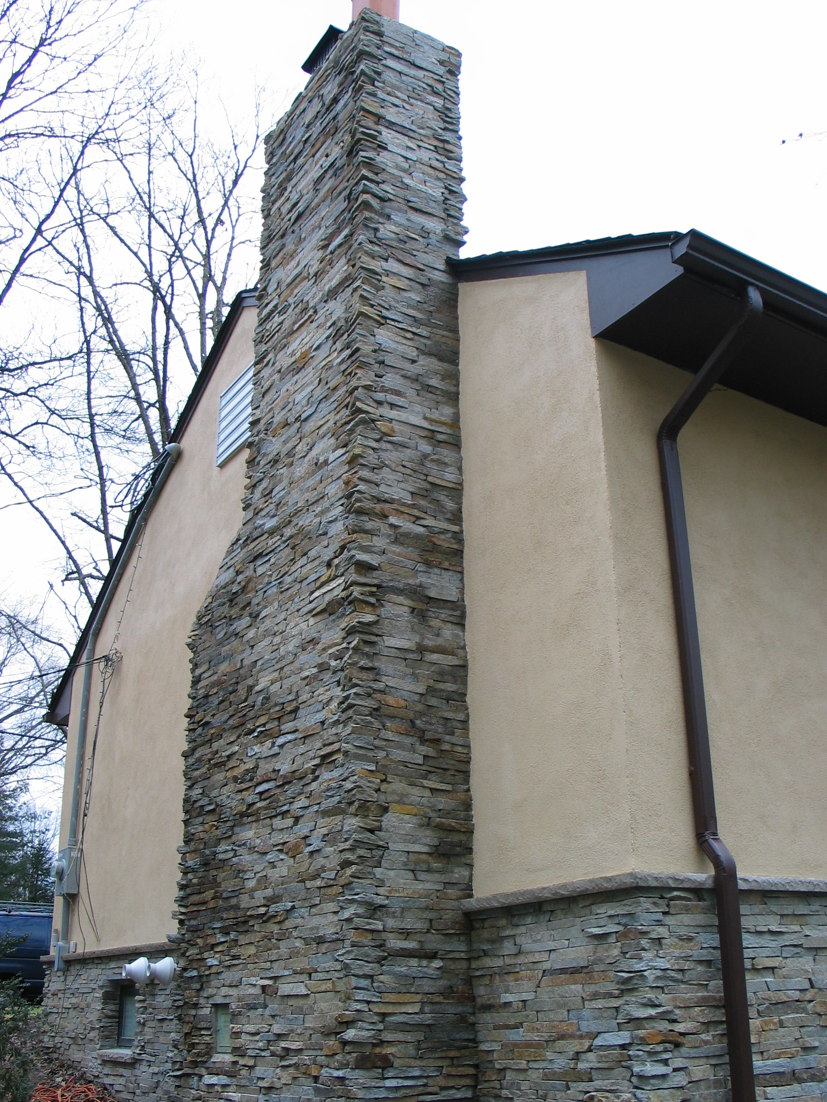 Stone facade