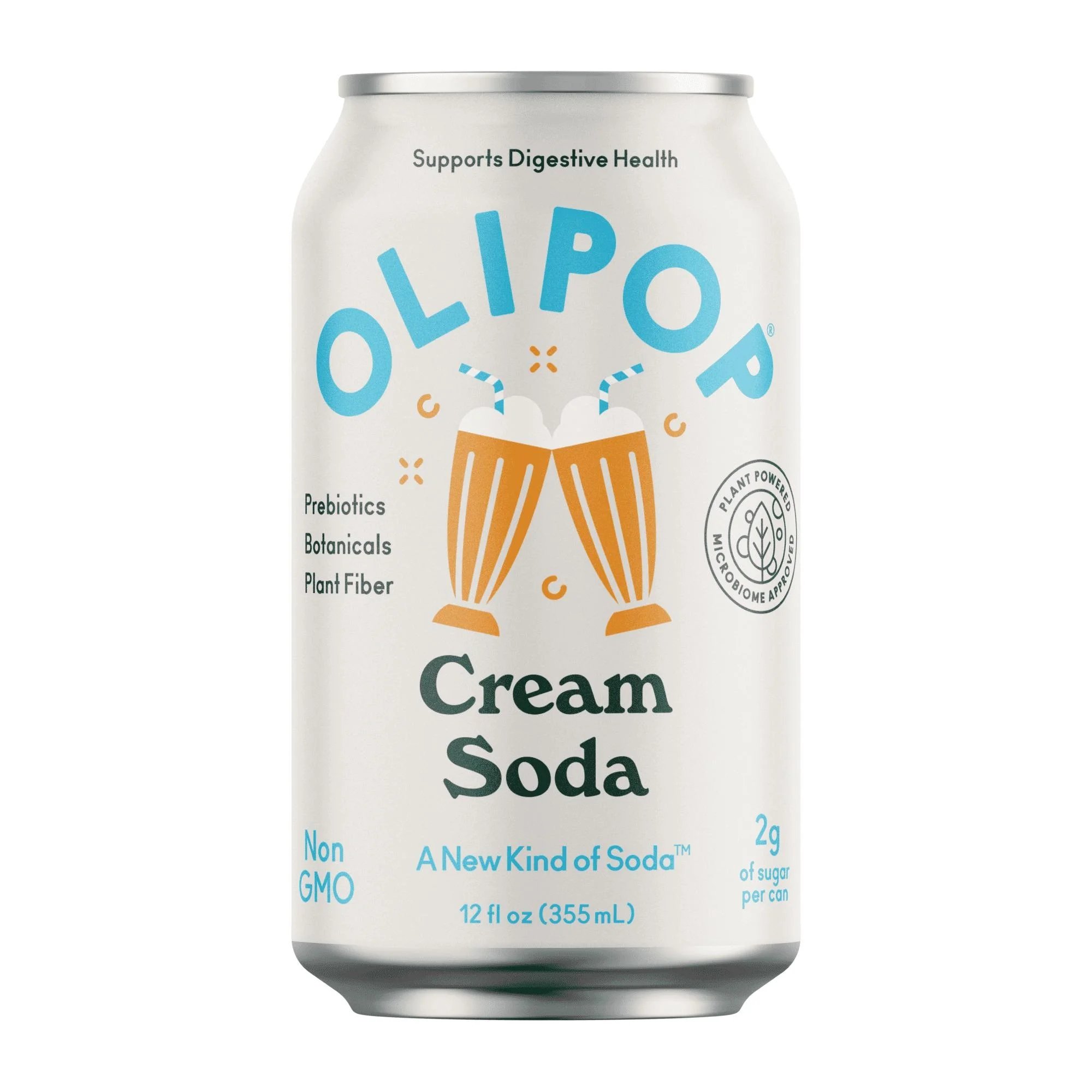 OLIPOP Cream Soda Can