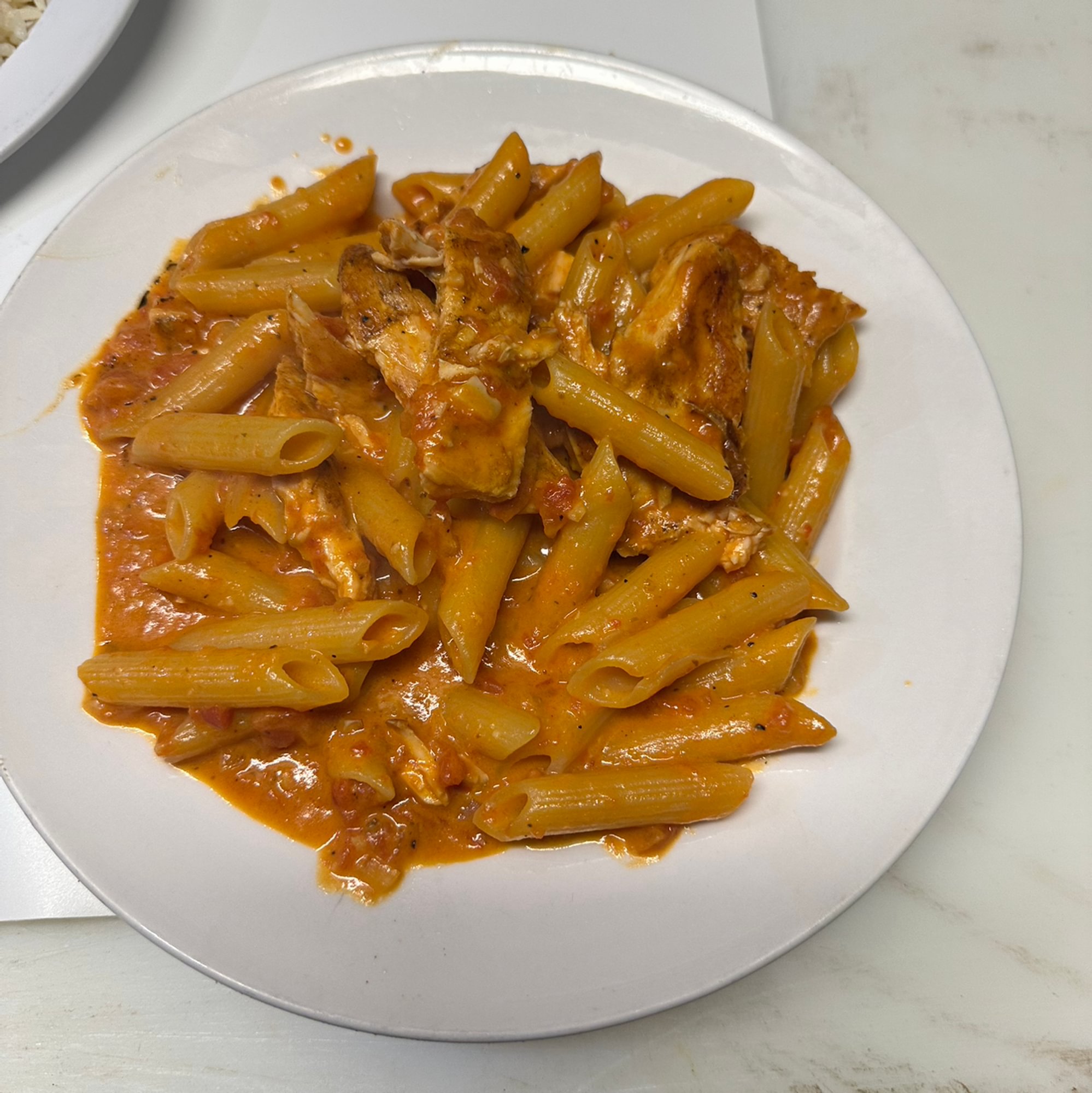 Penne Vodka Lunch