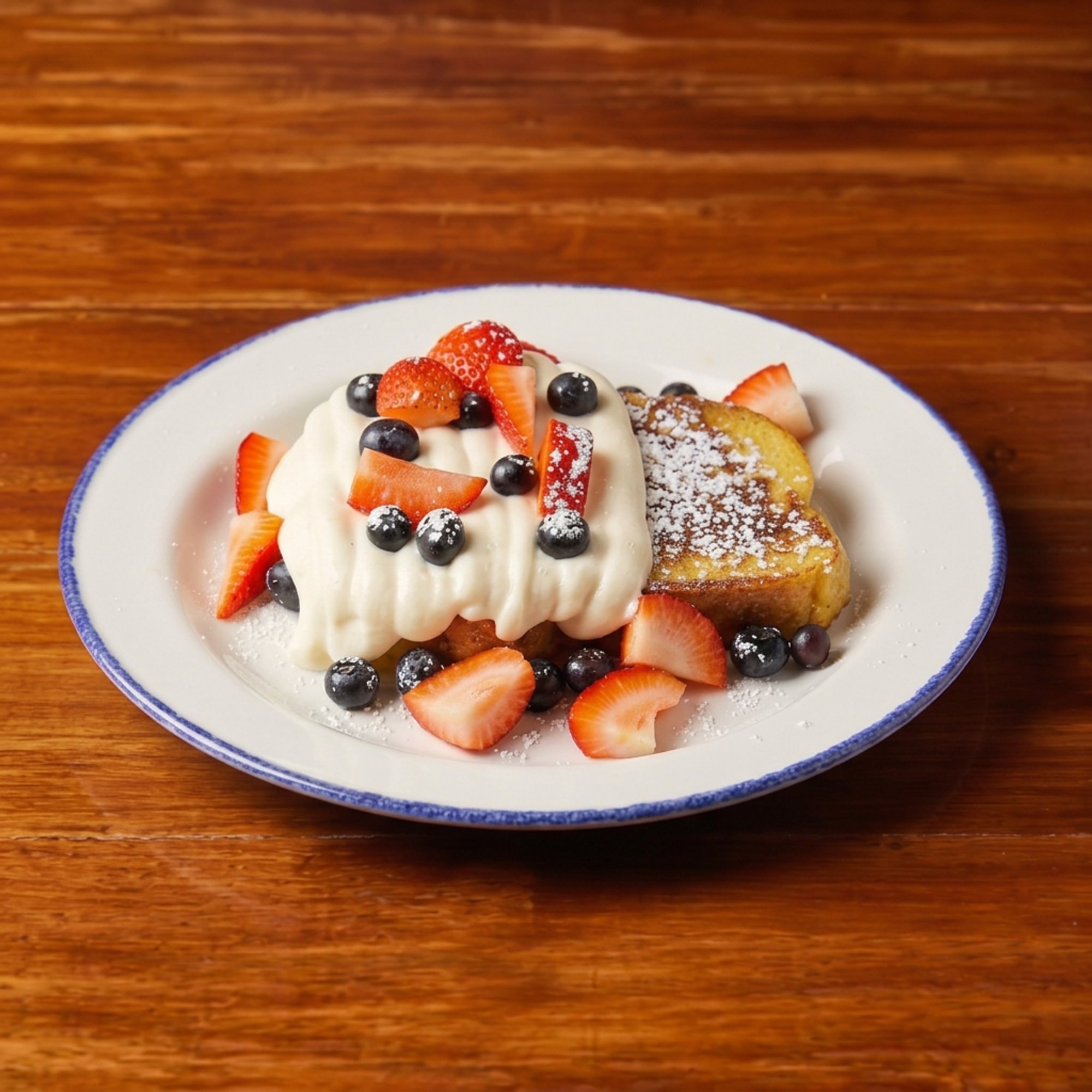 1 French Toast (powdered sugar)
