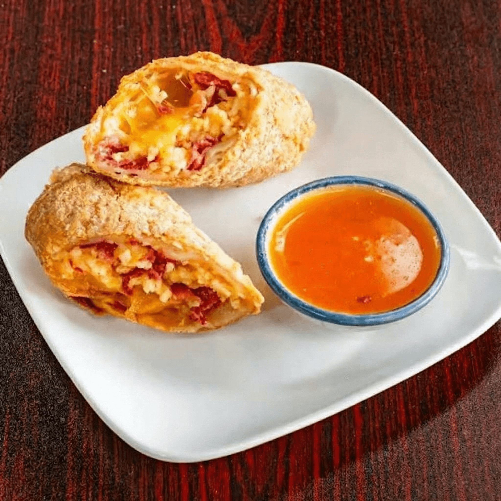 Corned Beef Egg Roll