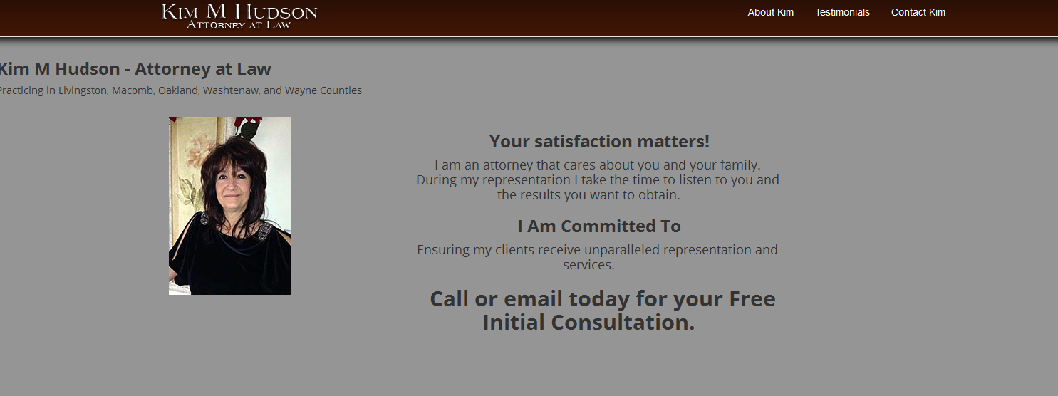 Kim M. Hudson, Attorney at Law Logo