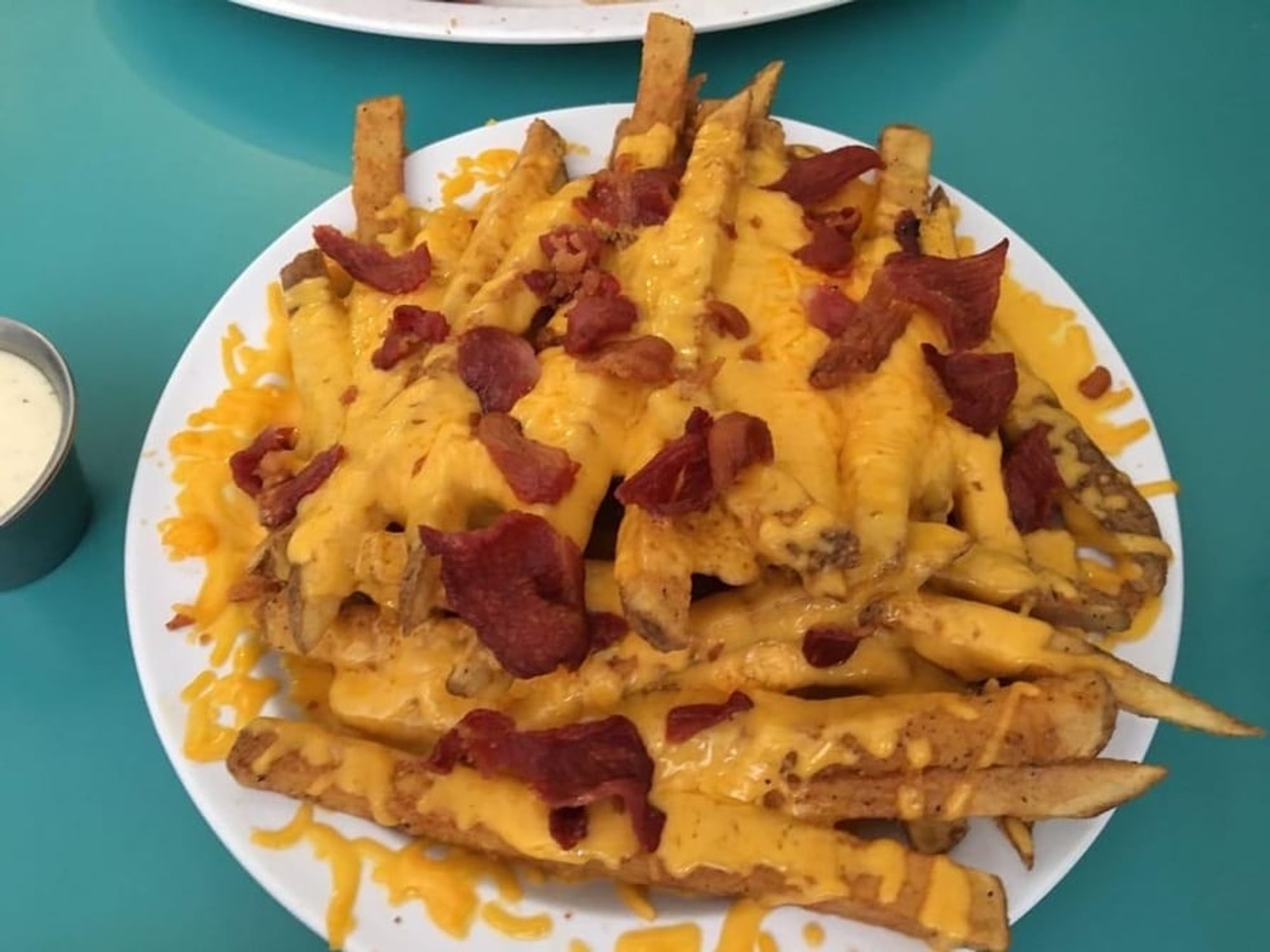 Bacon cheese fries