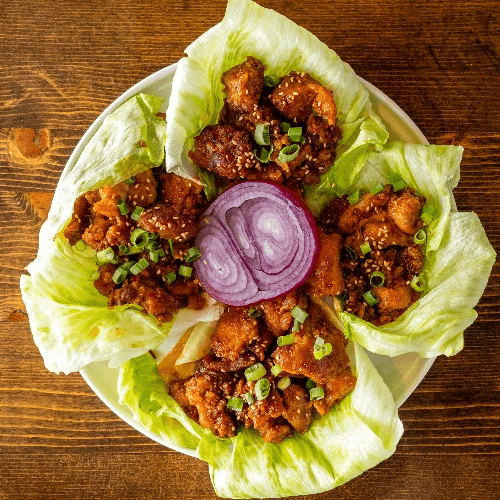 Angry Chicken Lettuce Wrap