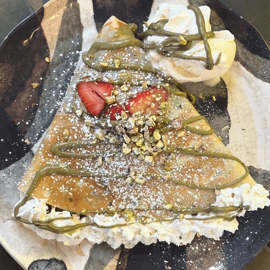 Pistachio Crepe