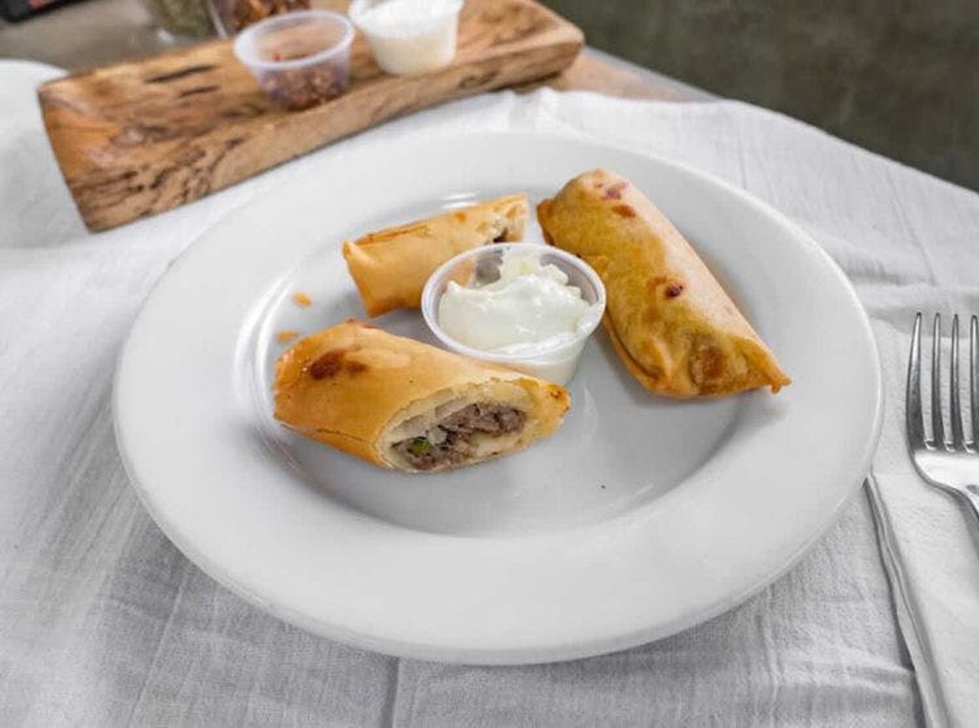 Enzo's Spring Roll Steak & Cheese