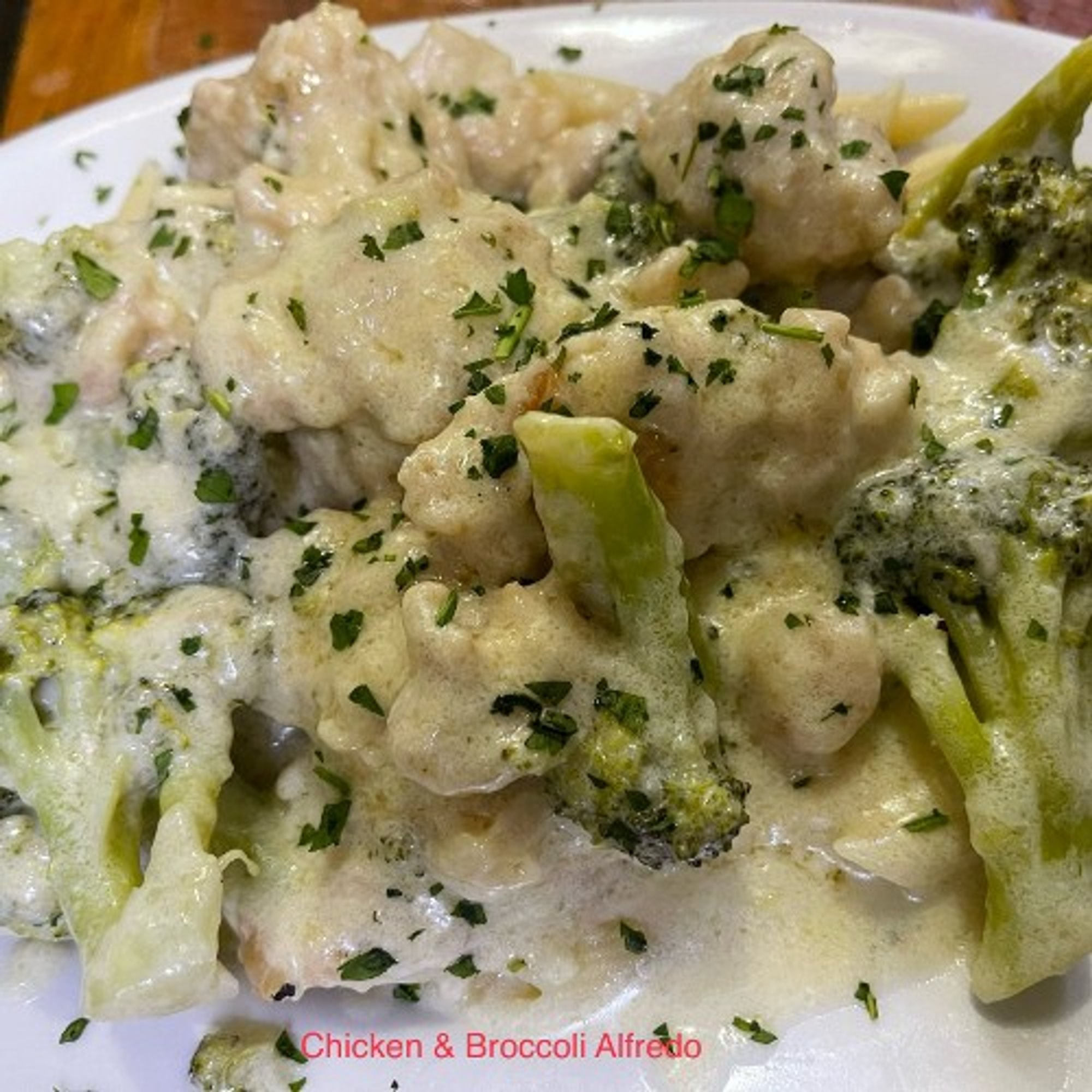 Alfredo w/ Broccoli - Lunch Entree