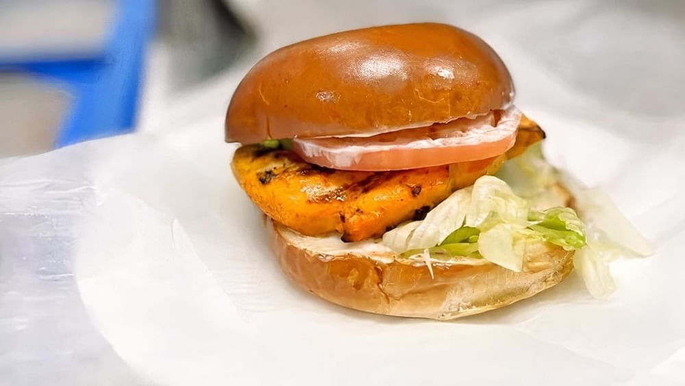 Grilled Chicken Sandwich Combo (Halal)
