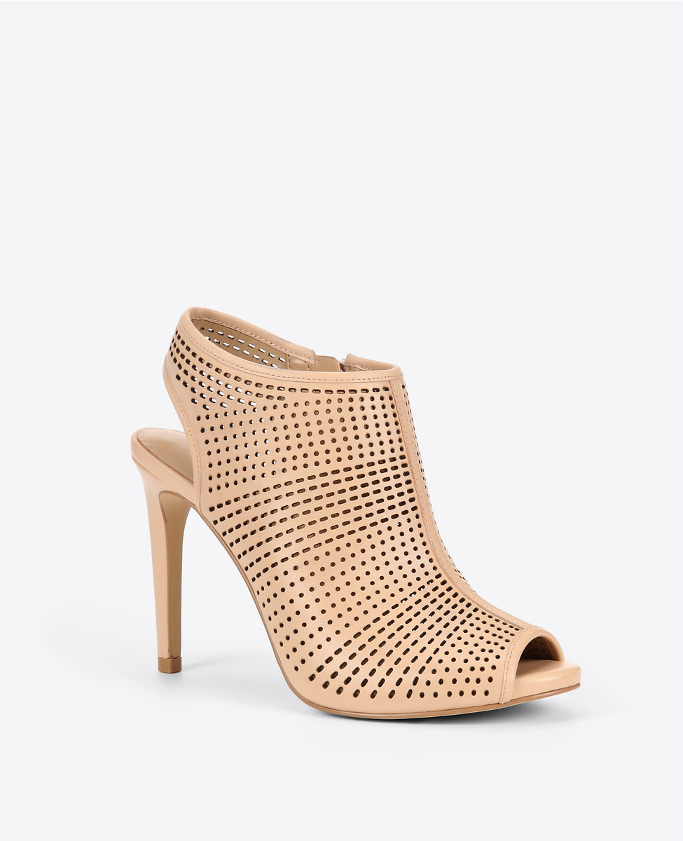 Marissa Leather Peeptoe Shooties