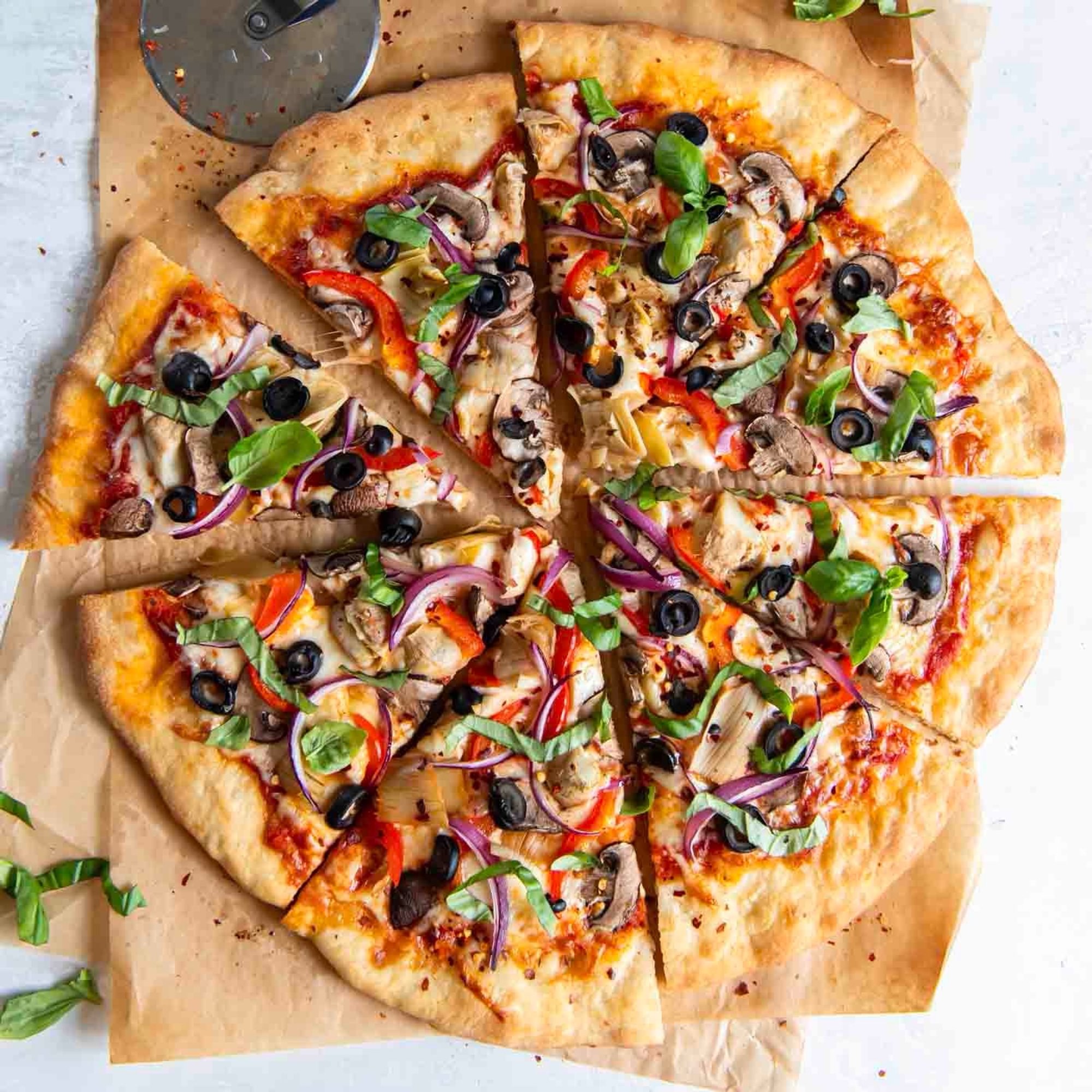 Artisan Vegetable Pizza