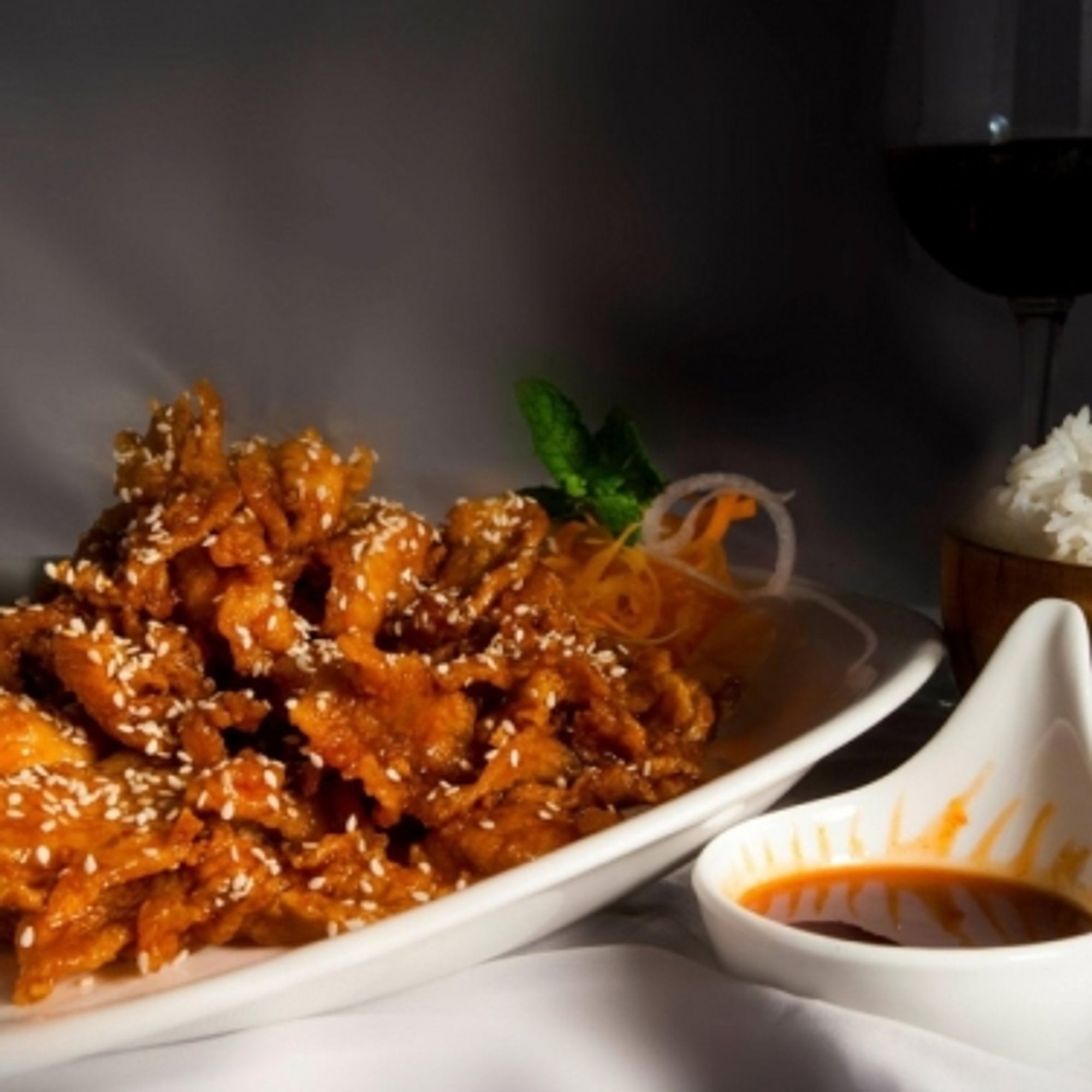 L19. Sesame Beef or Chicken