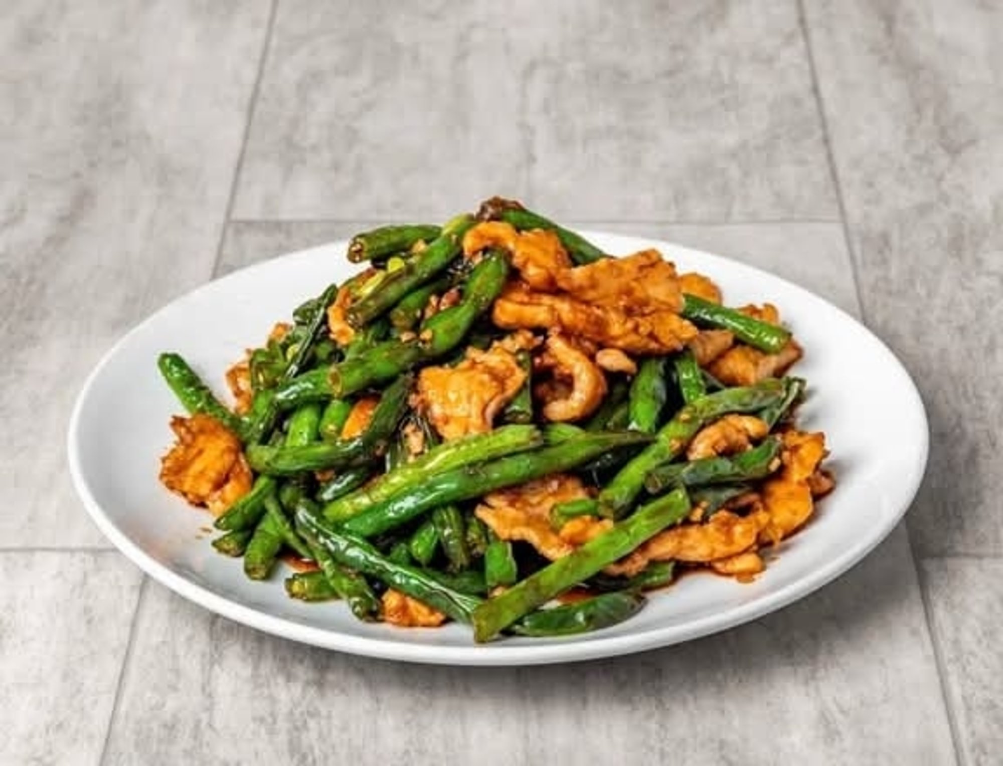Sliced chicken with garlic sauce / 鱼香鸡片