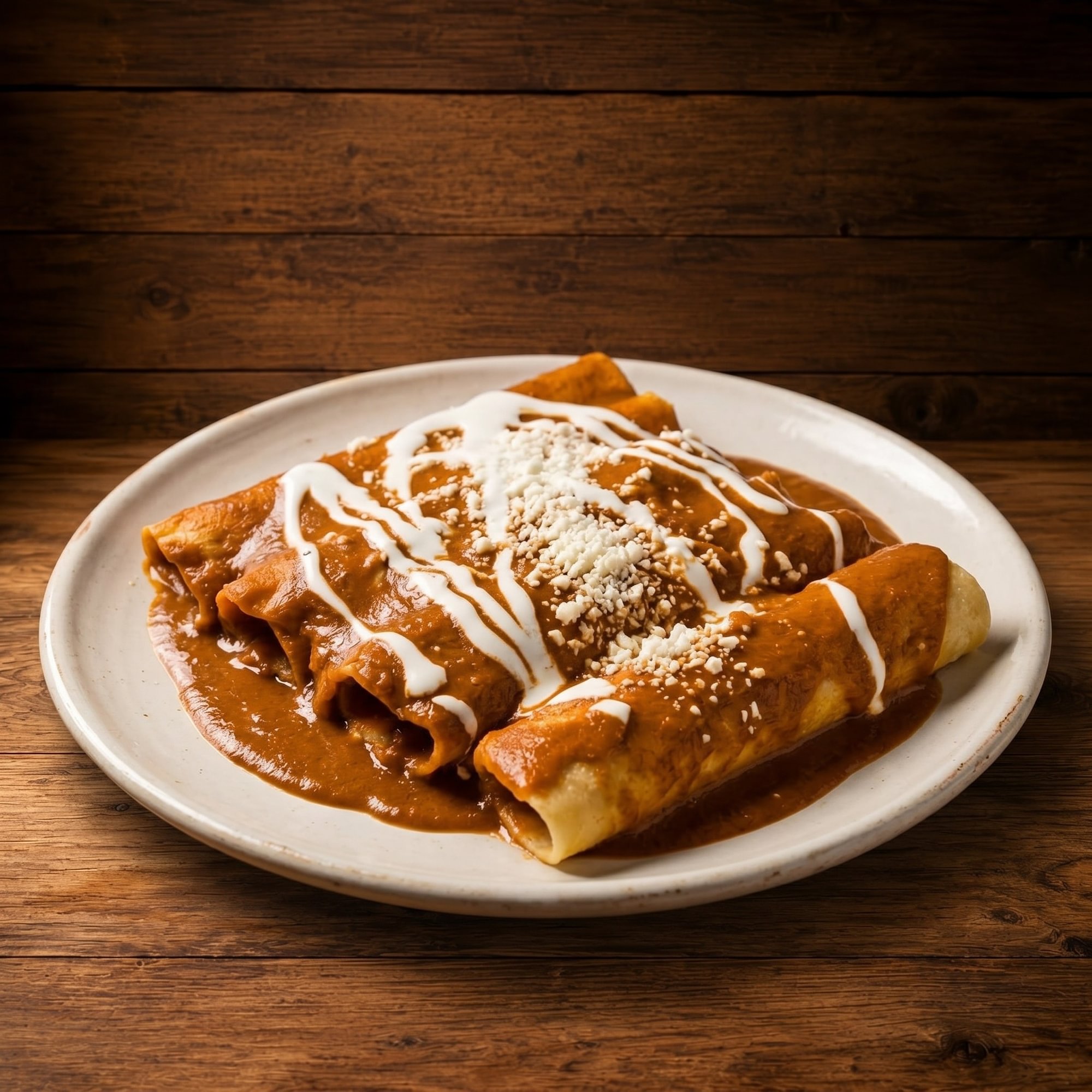 Enchiladas with Salsa