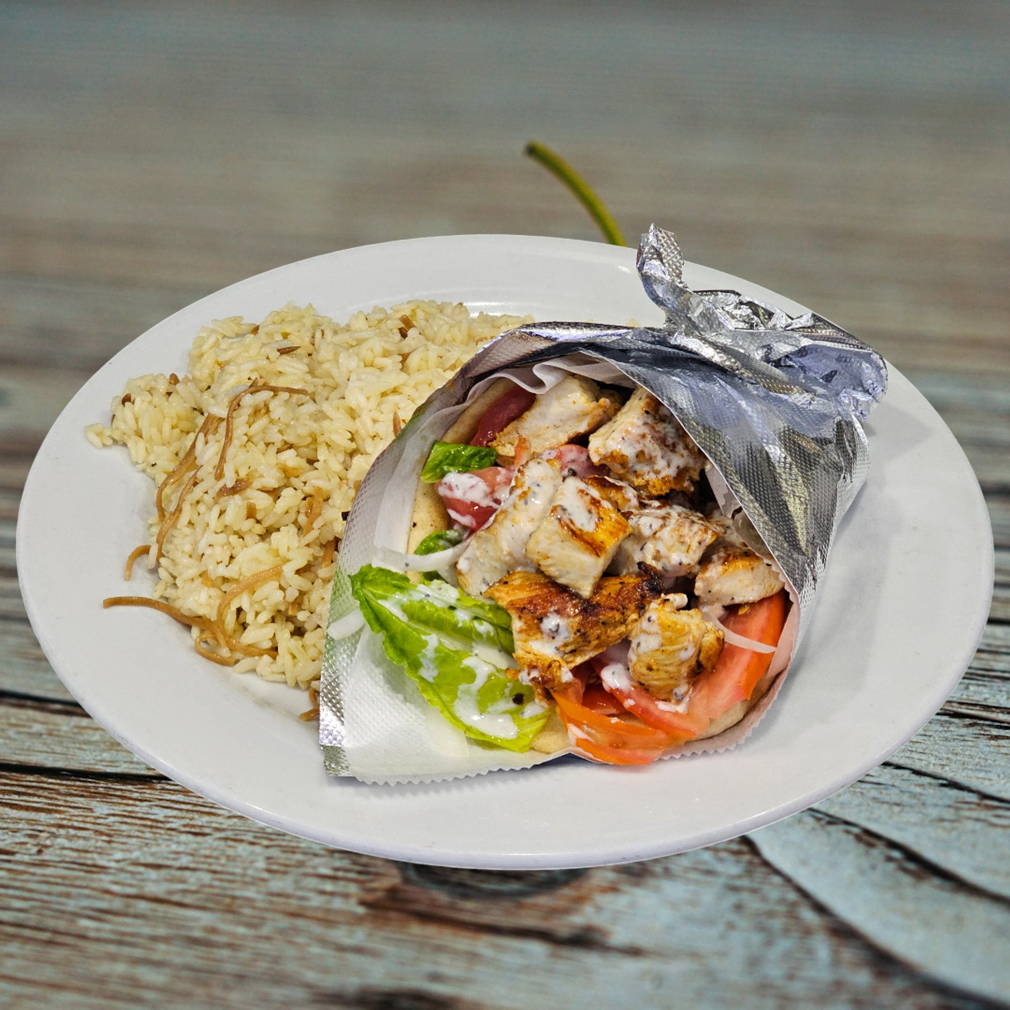Grilled Halloumi Cheese Pita Combo