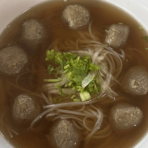 Beef Meatballs Pho