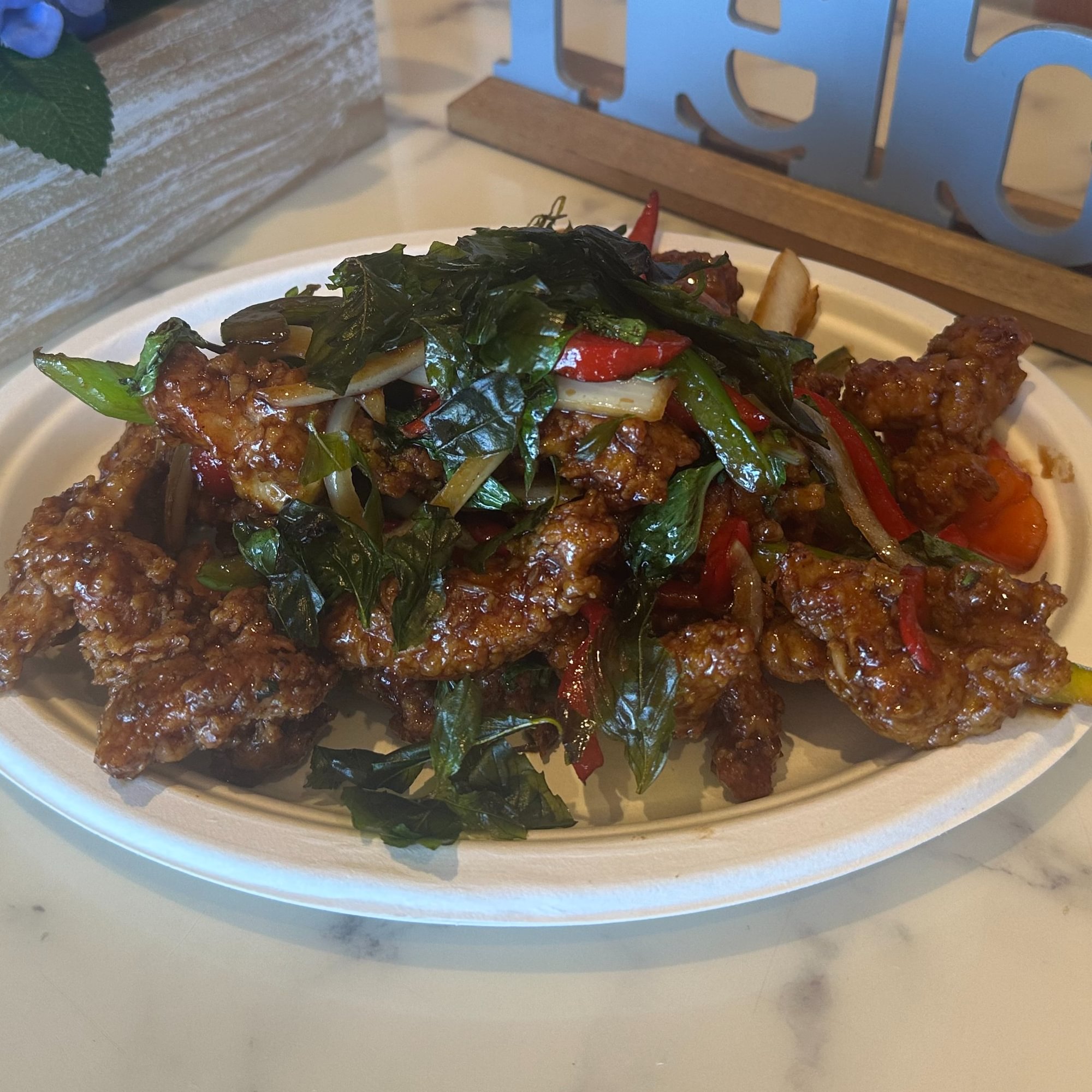 Crispy Basil Chicken