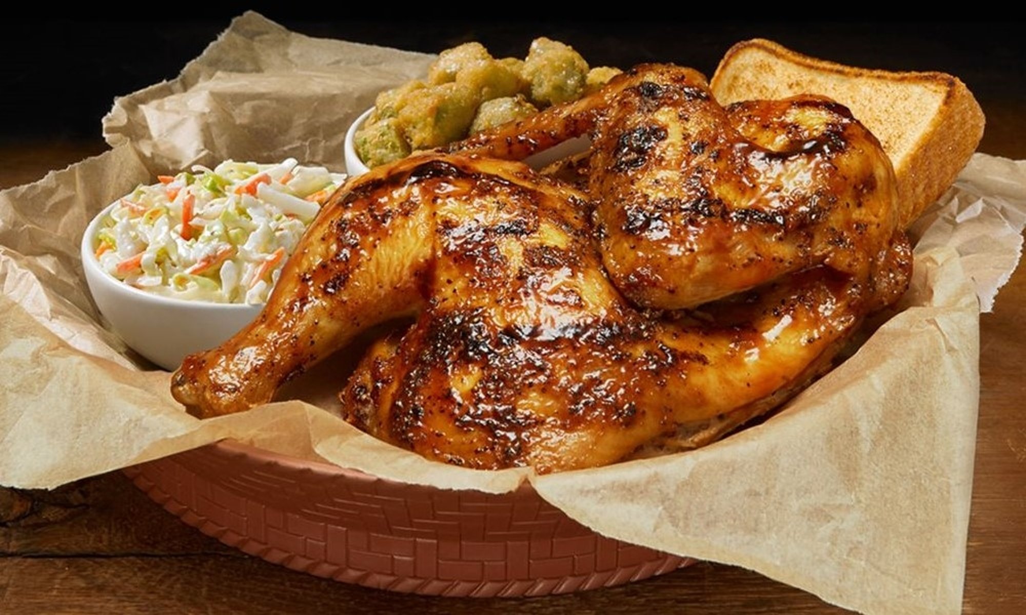 Smoked Half Chicken Plate