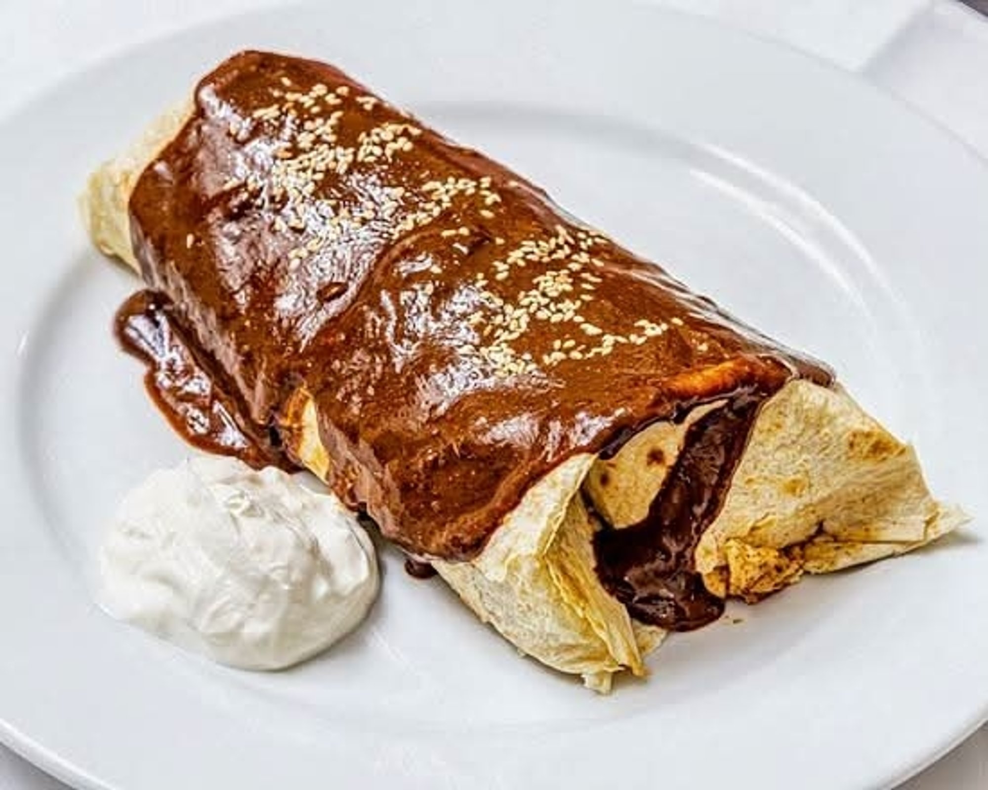 El Burrito Con Mole