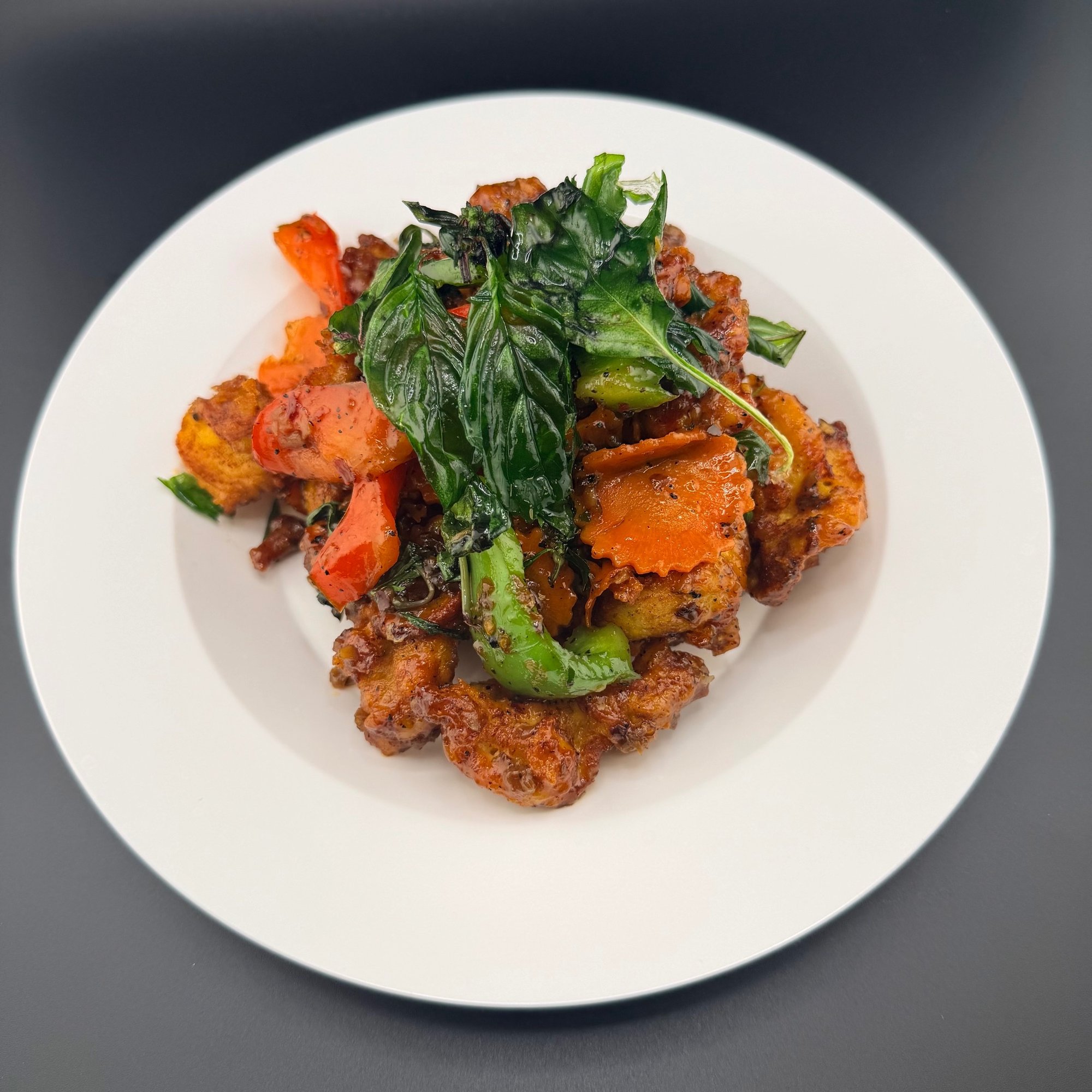 54. Spicy Crispy Chicken Basil