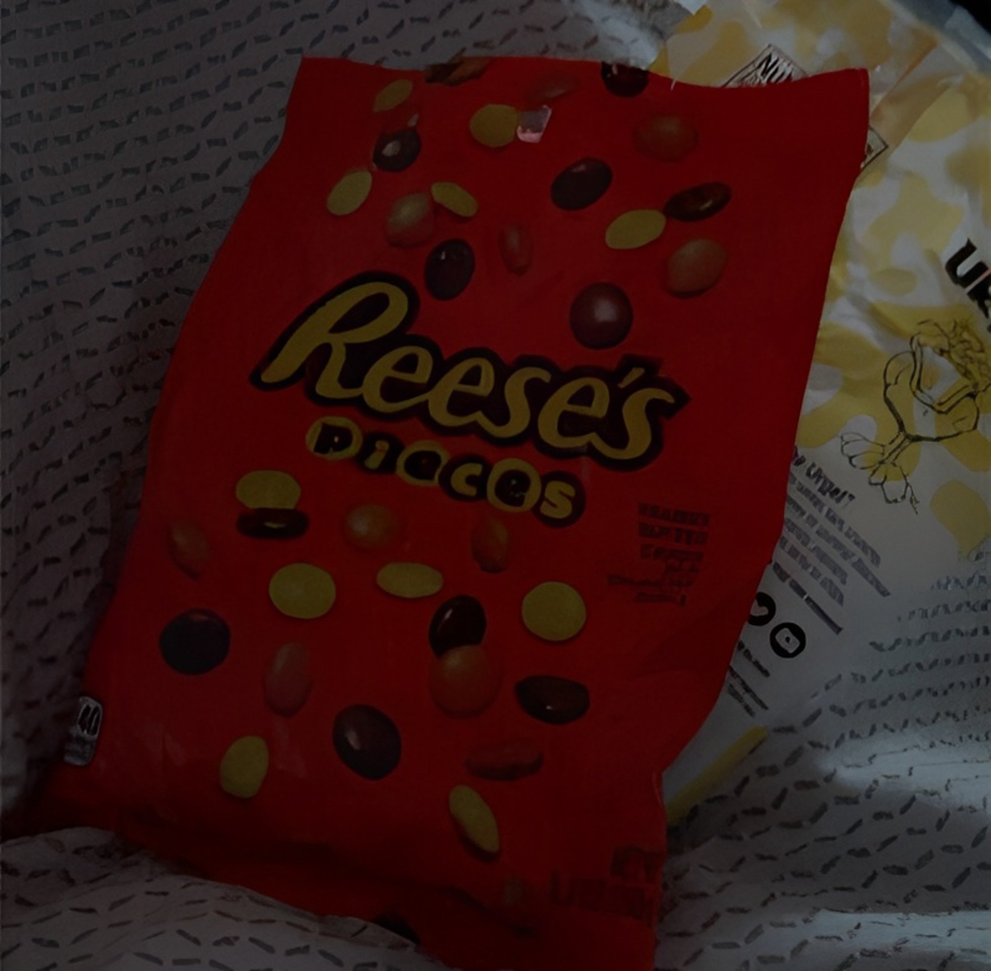 Reese's Pieces Peanut Butter Candy Bag 5.3 Oz