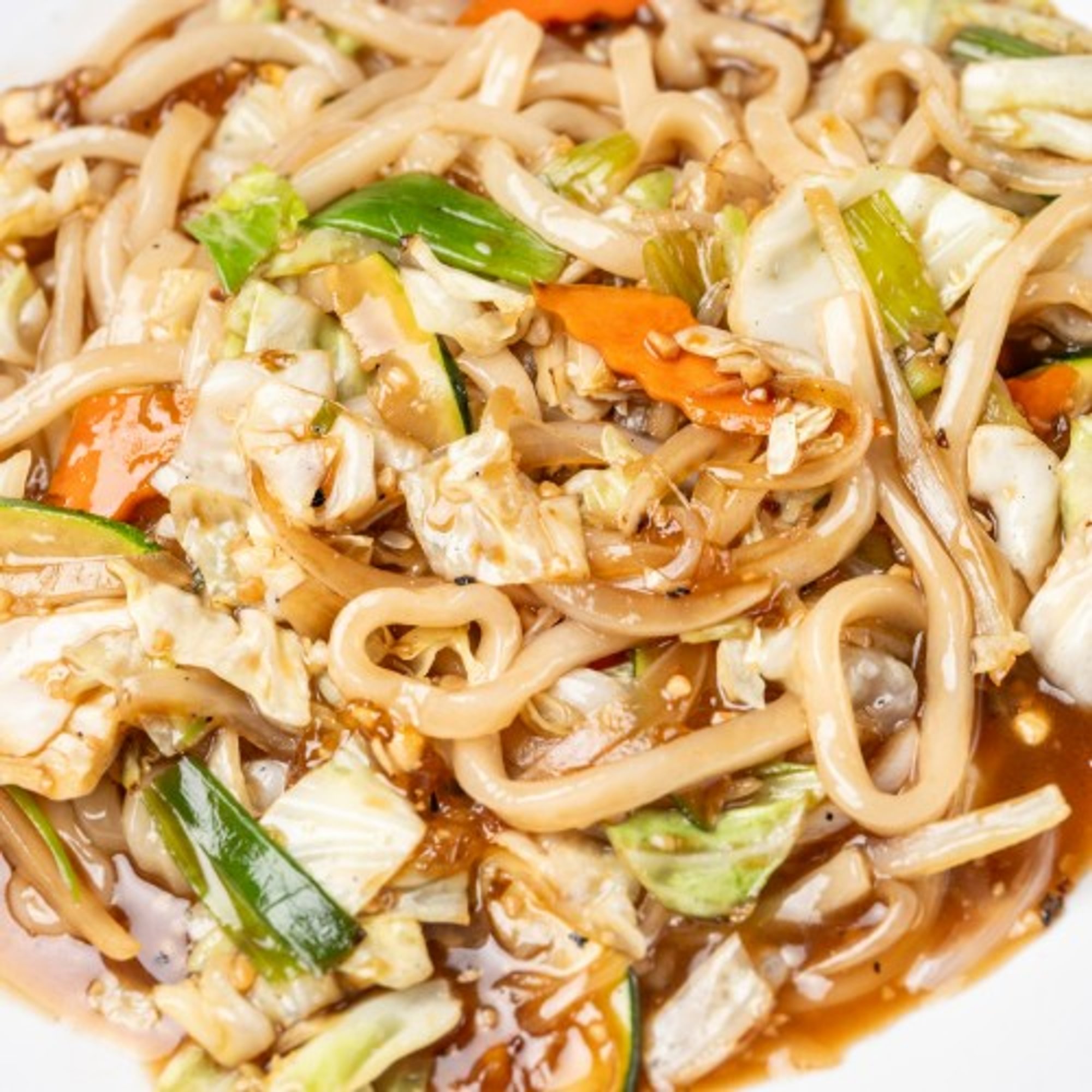 Vegetable Yaki Udon (Stir Fried)