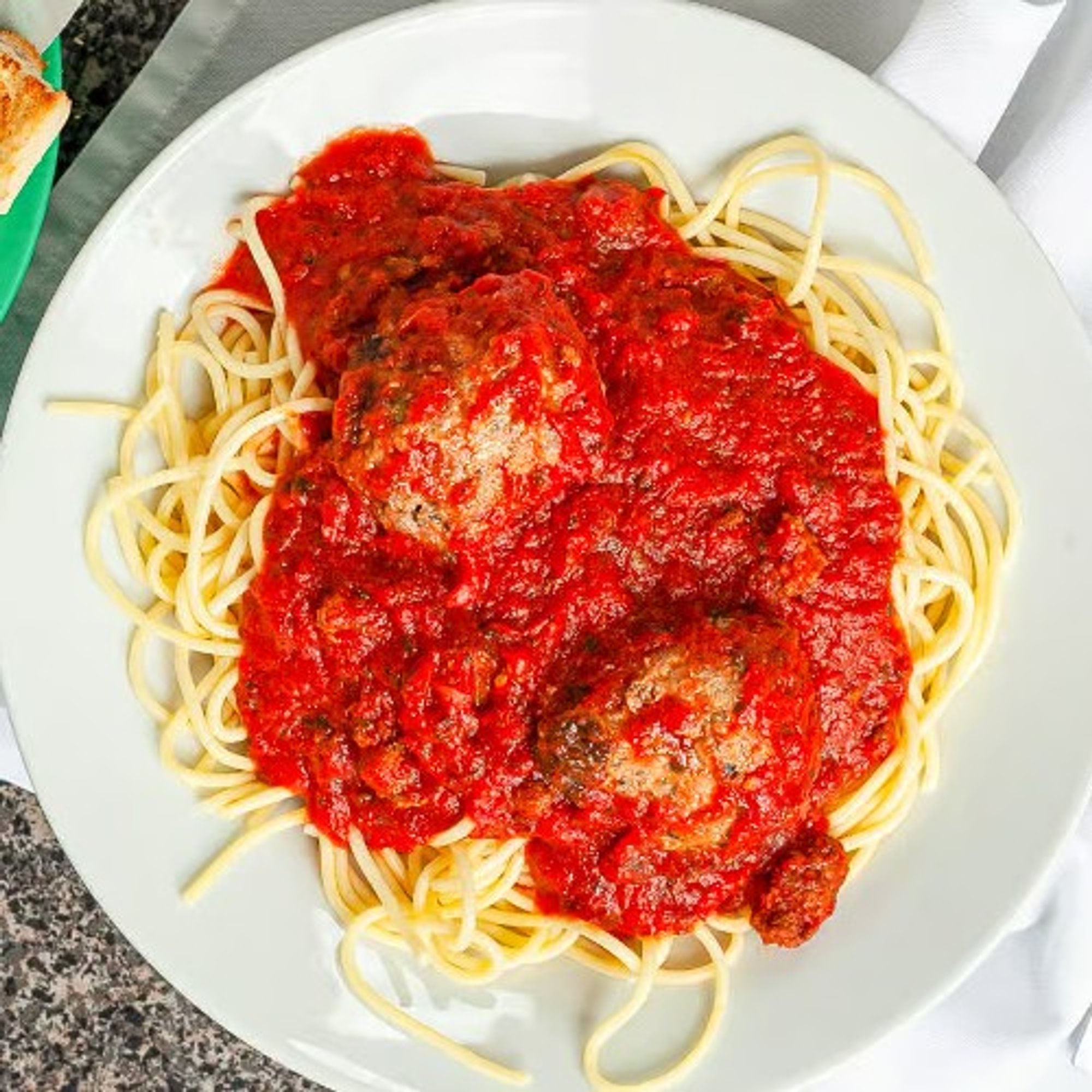 Spaghetti with Meatballs Dinner