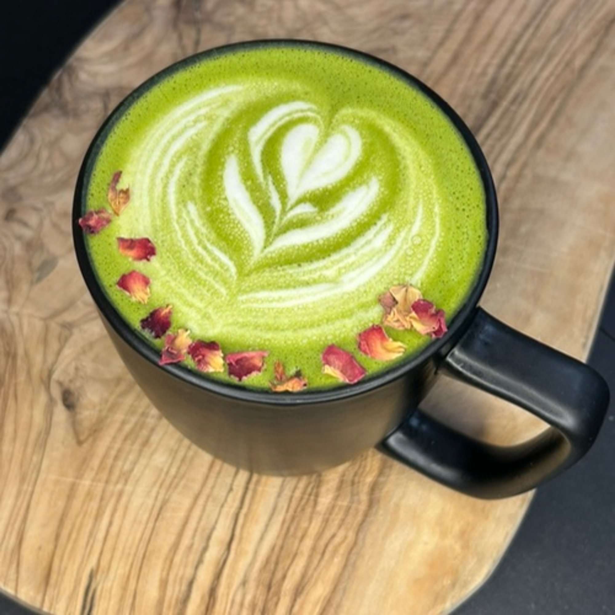 White Chocolate Matcha Latte