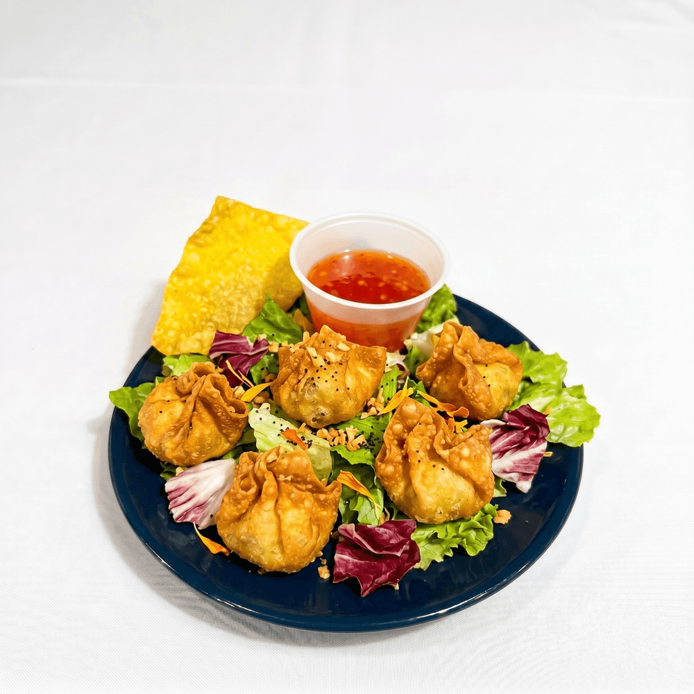 Fried Quail Egg Wontons
