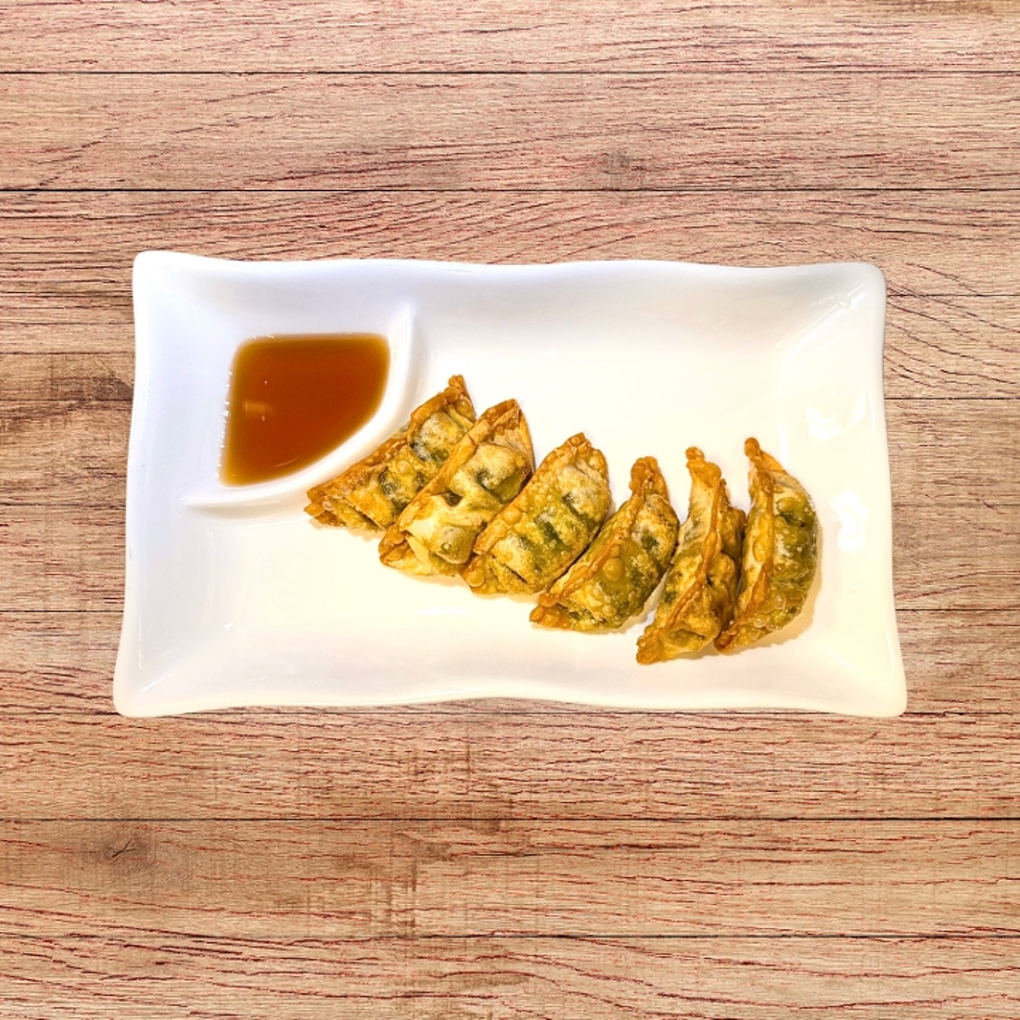 VEGGIE POT STICKERS (6)