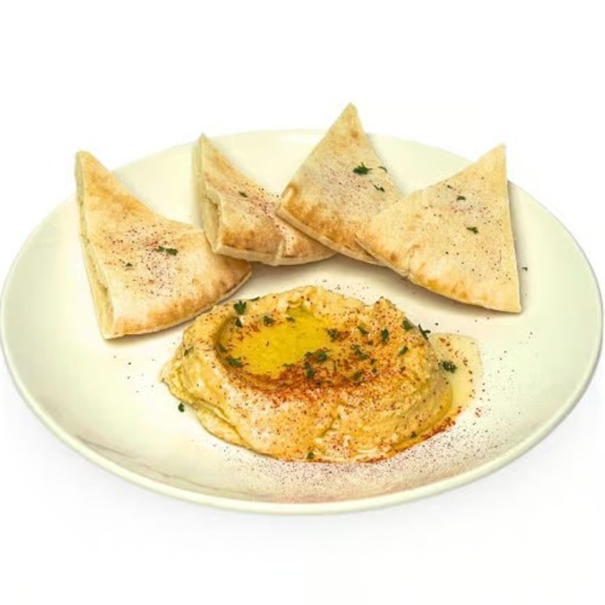 Small Hummus & Pita Points - 4 Oz