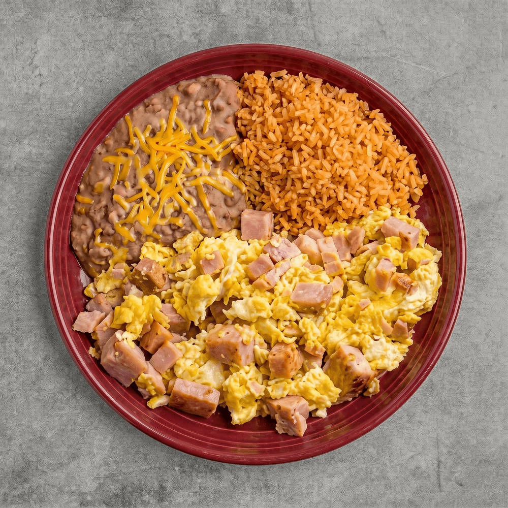 Ham and Eggs Plate