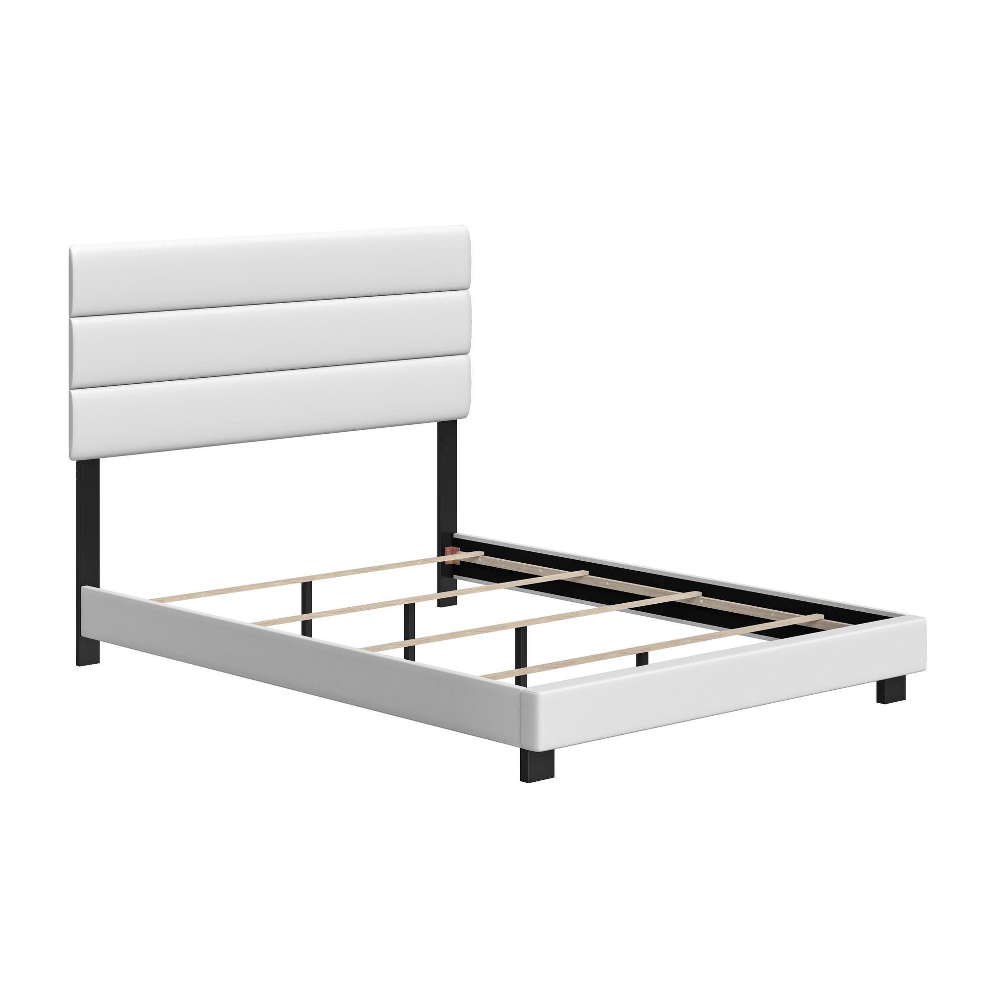 Twin Nashville Faux Leather Bed