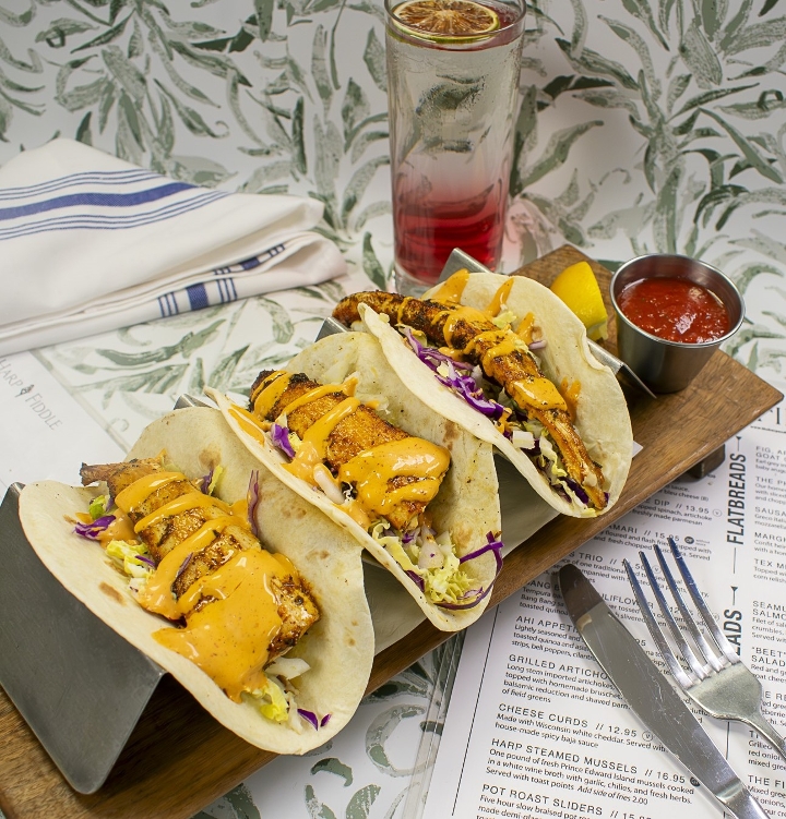Tacos - Mahi Mahi (Flour Tortillas)