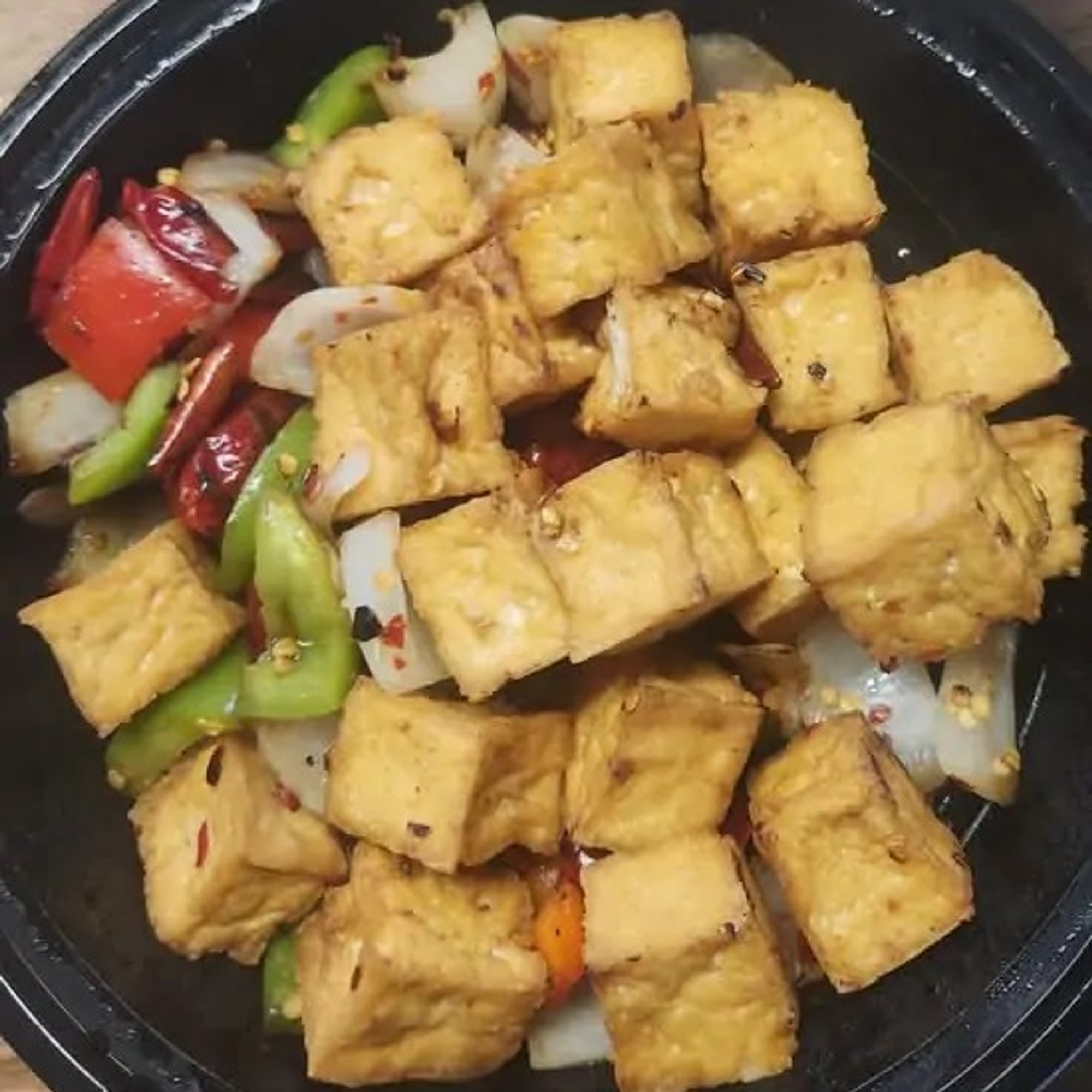 Spicy Crispy Tofu