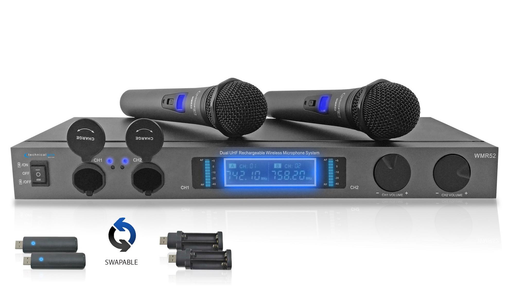 Rechargeable Wireless Mic System